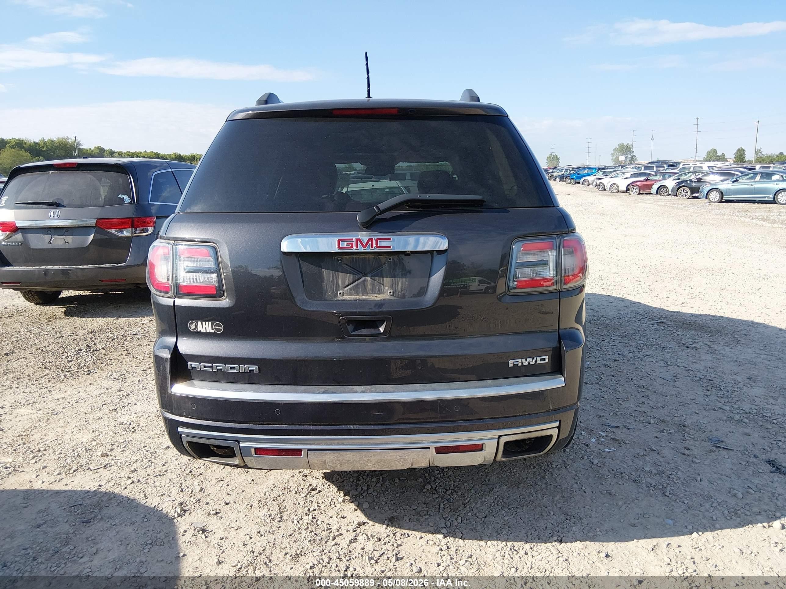 2015 Gmc Acadia Denali Серый vin: 1GKKVTKDXFJ156310