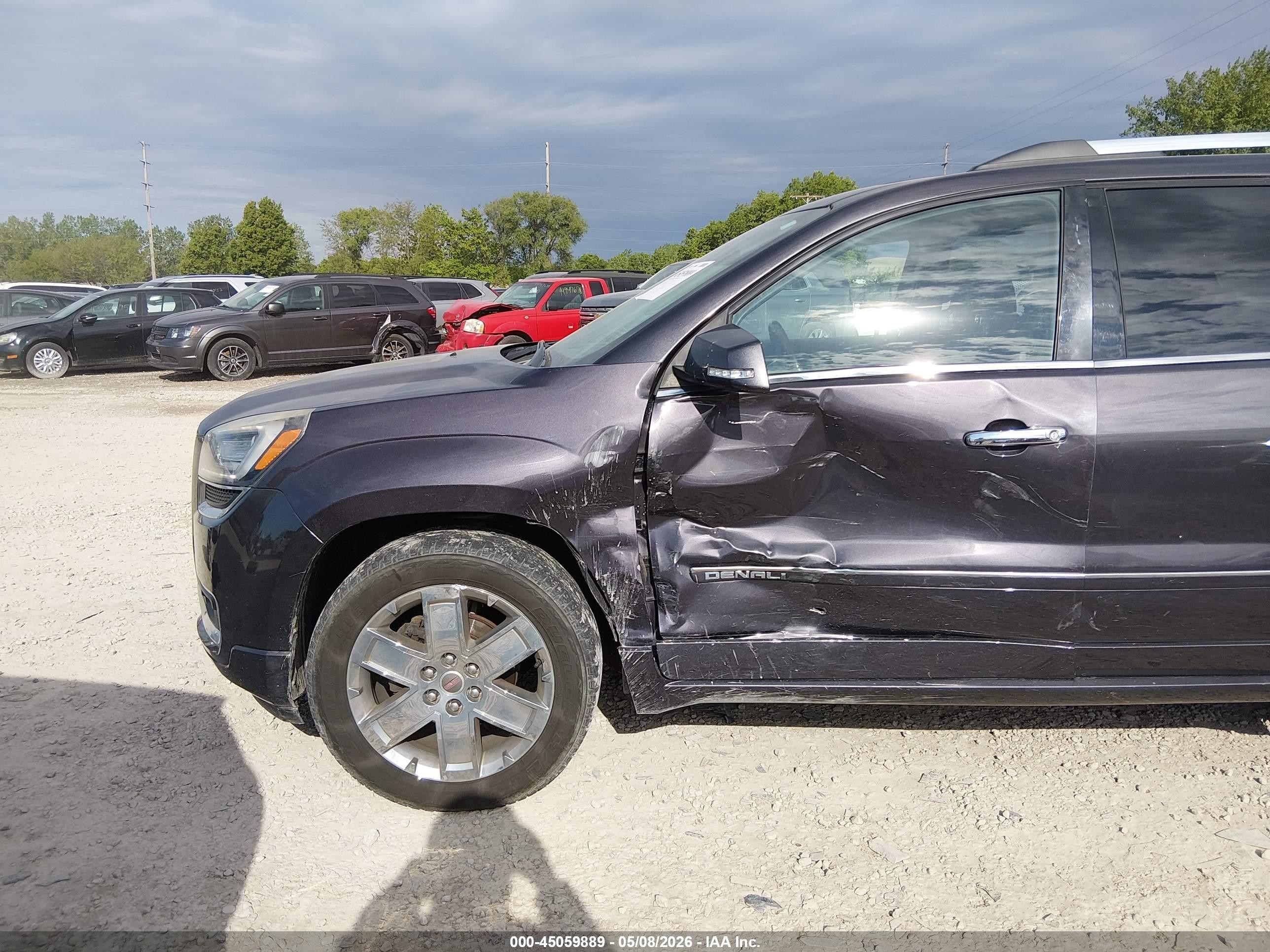 2015 Gmc Acadia Denali Серый vin: 1GKKVTKDXFJ156310