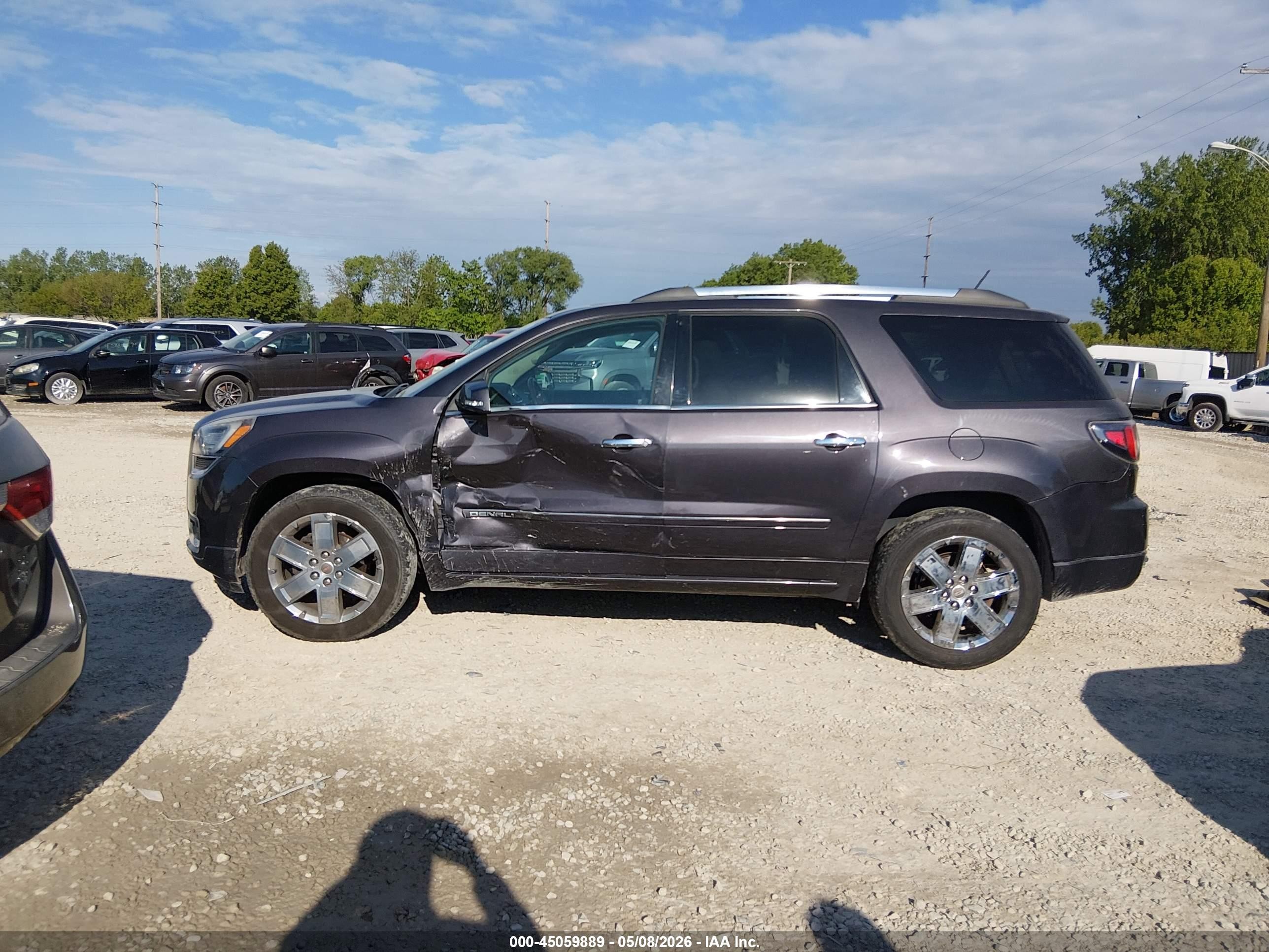2015 Gmc Acadia Denali Серый vin: 1GKKVTKDXFJ156310