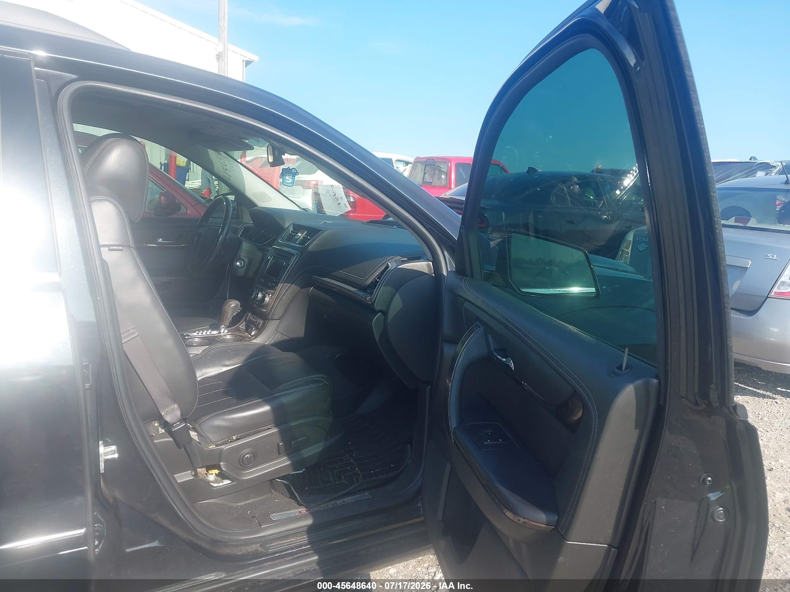 2015 Gmc Acadia Denali Black vin: 1GKKVTKDXFJ244502