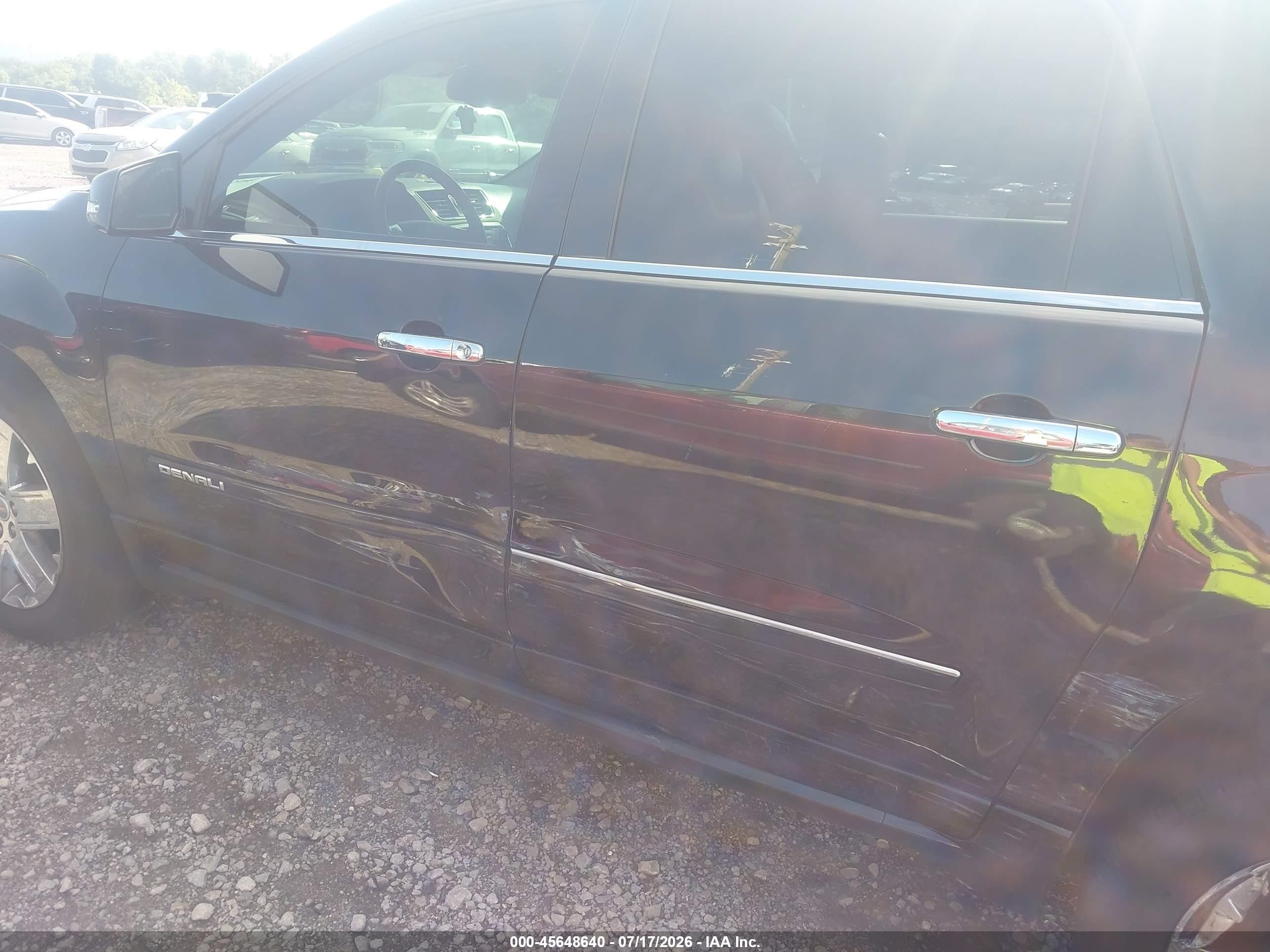 2015 Gmc Acadia Denali Black vin: 1GKKVTKDXFJ244502