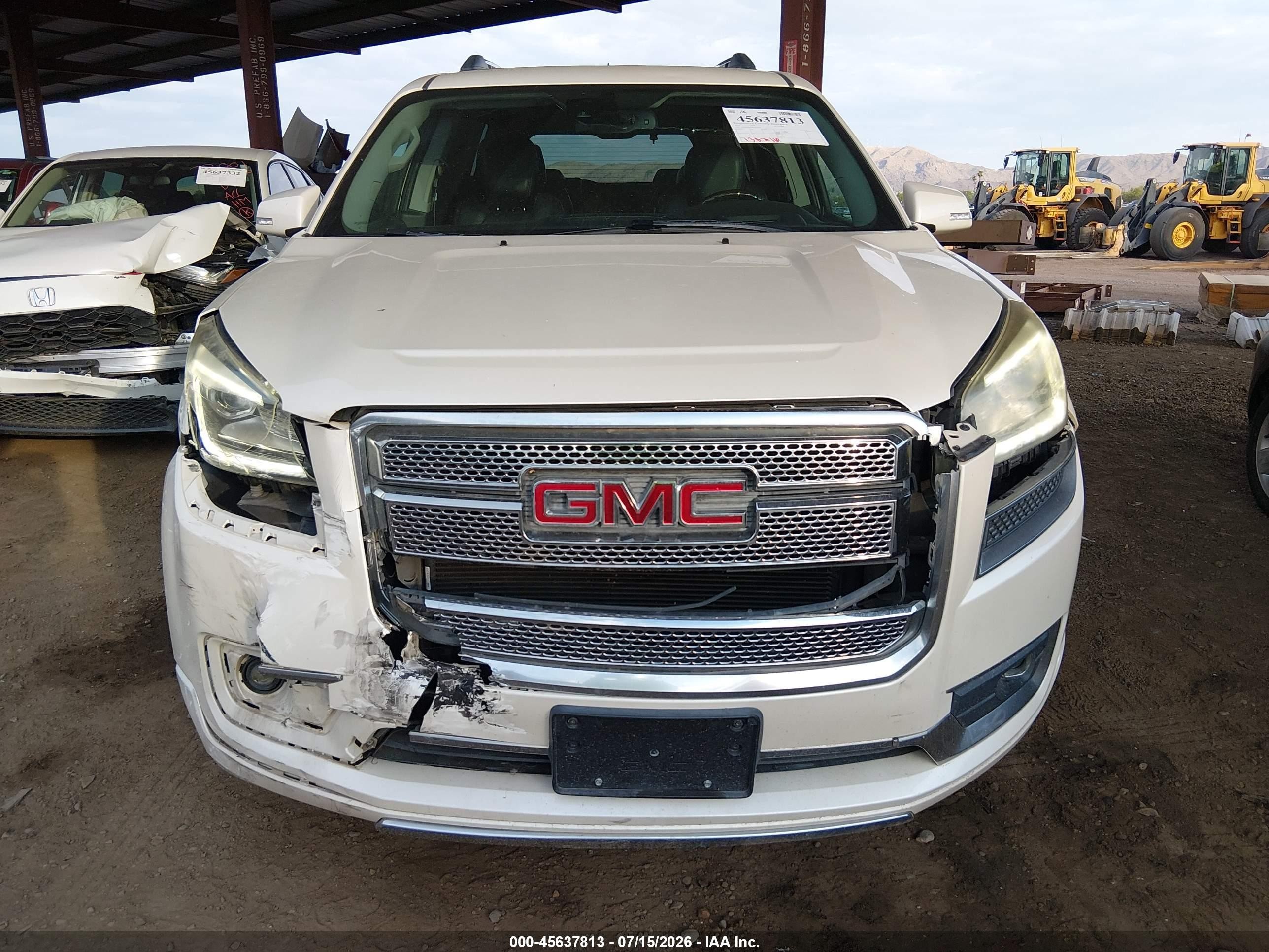 2015 Gmc Acadia Denali Cream vin: 1GKKVTKDXFJ316251