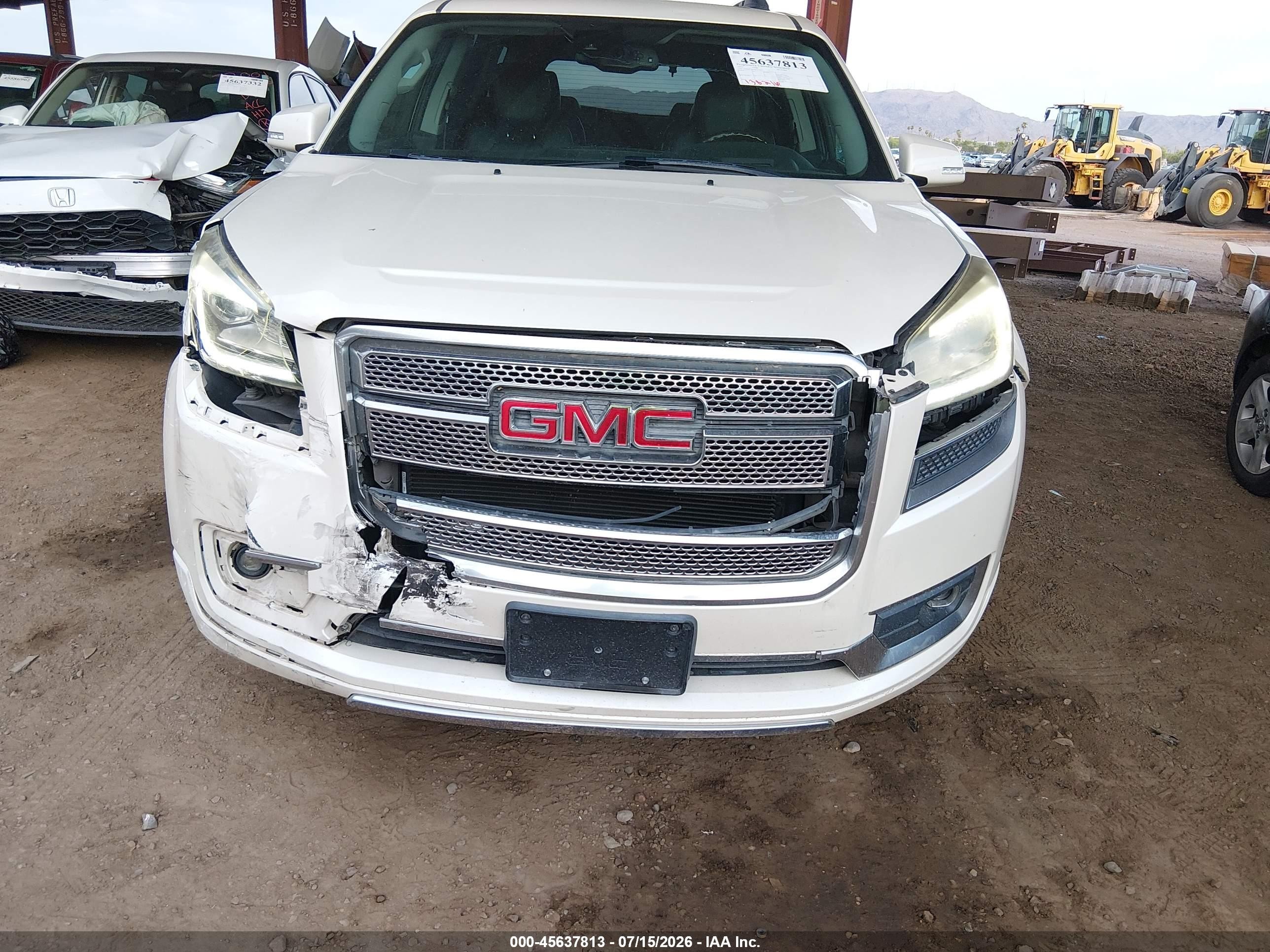 2015 Gmc Acadia Denali Cream vin: 1GKKVTKDXFJ316251