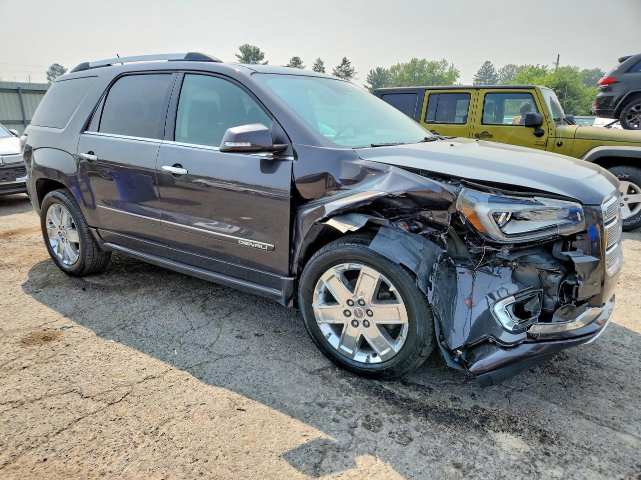 2015 Gmc Acadia Denali Charcoal vin: 1GKKVTKDXFJ383271