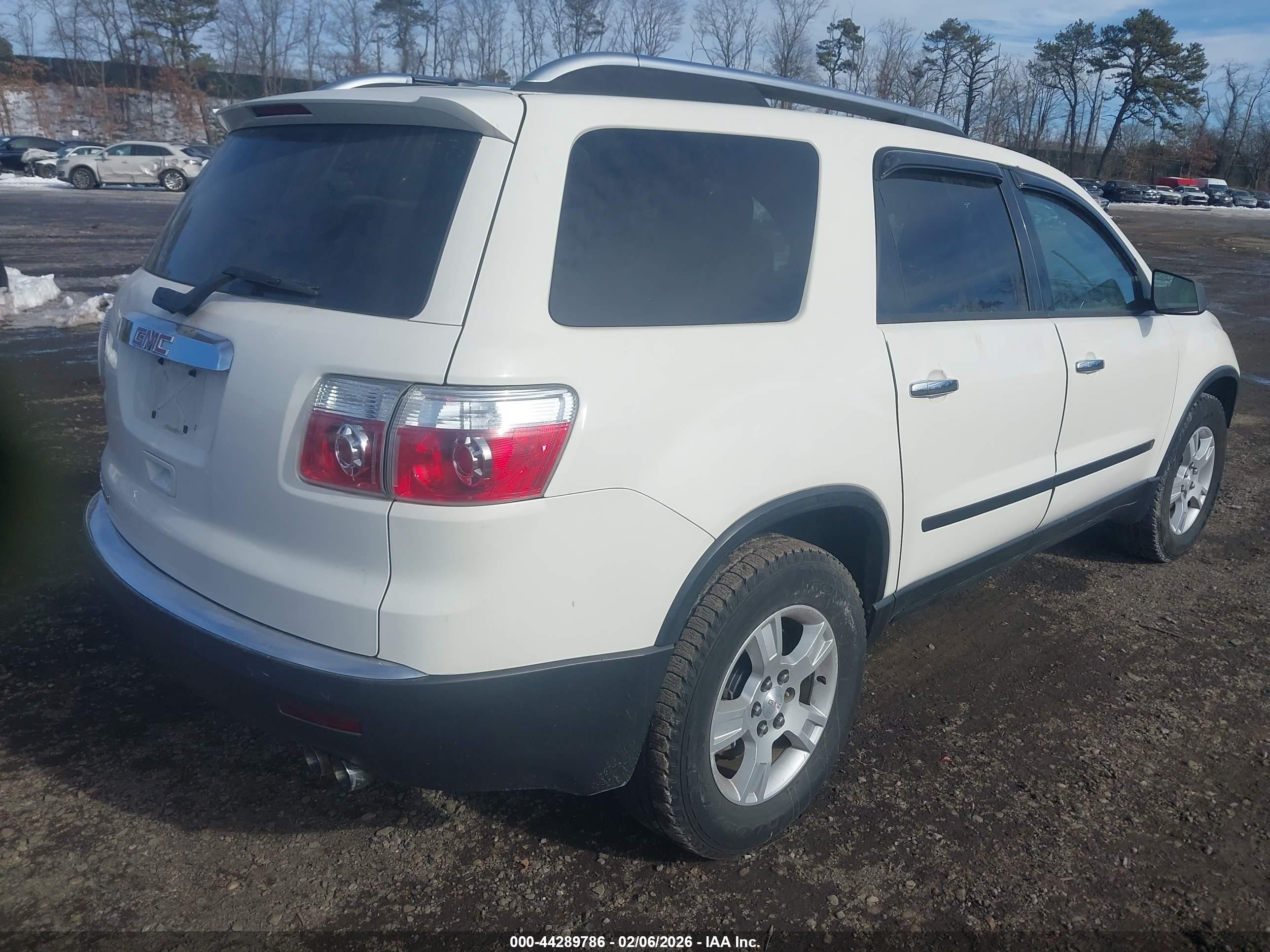 2010 Gmc Acadia Sl Белый vin: 1GKLRKED3AJ102872
