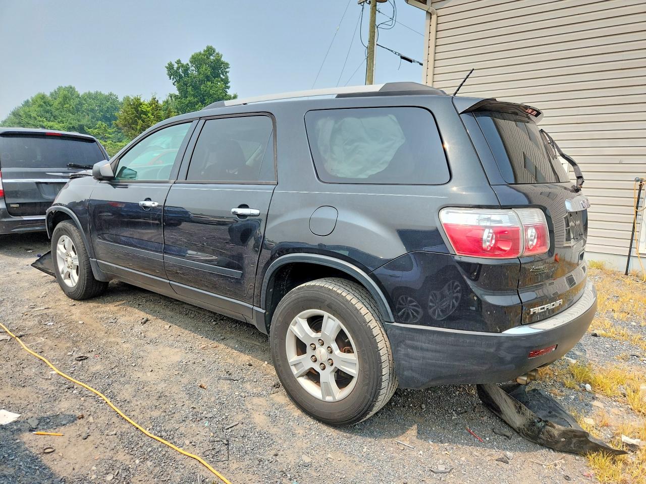2010 Gmc Acadia Sl Black vin: 1GKLRKED3AJ224079
