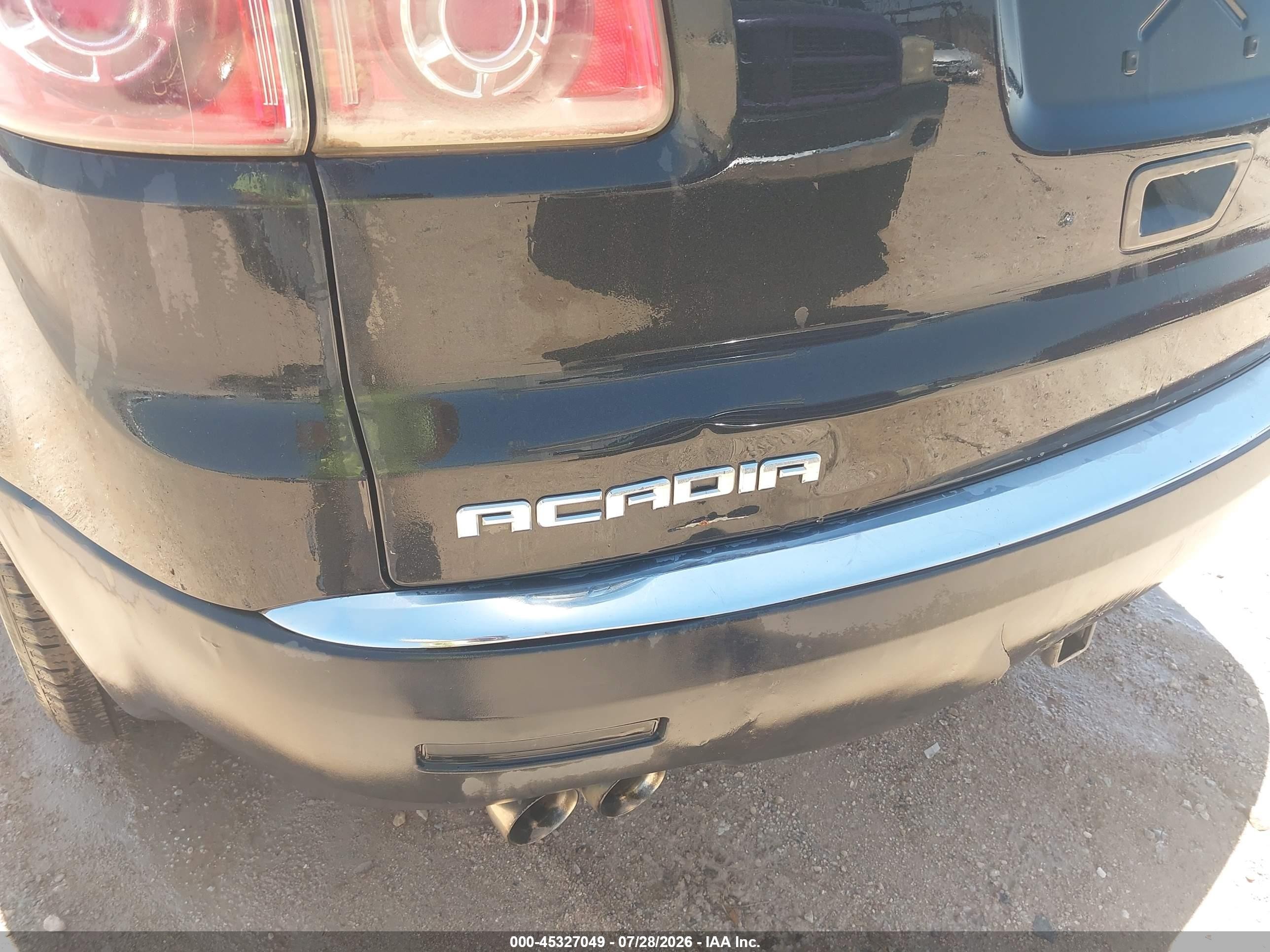 2010 Gmc Acadia Sl Черный vin: 1GKLRKED8AJ257000