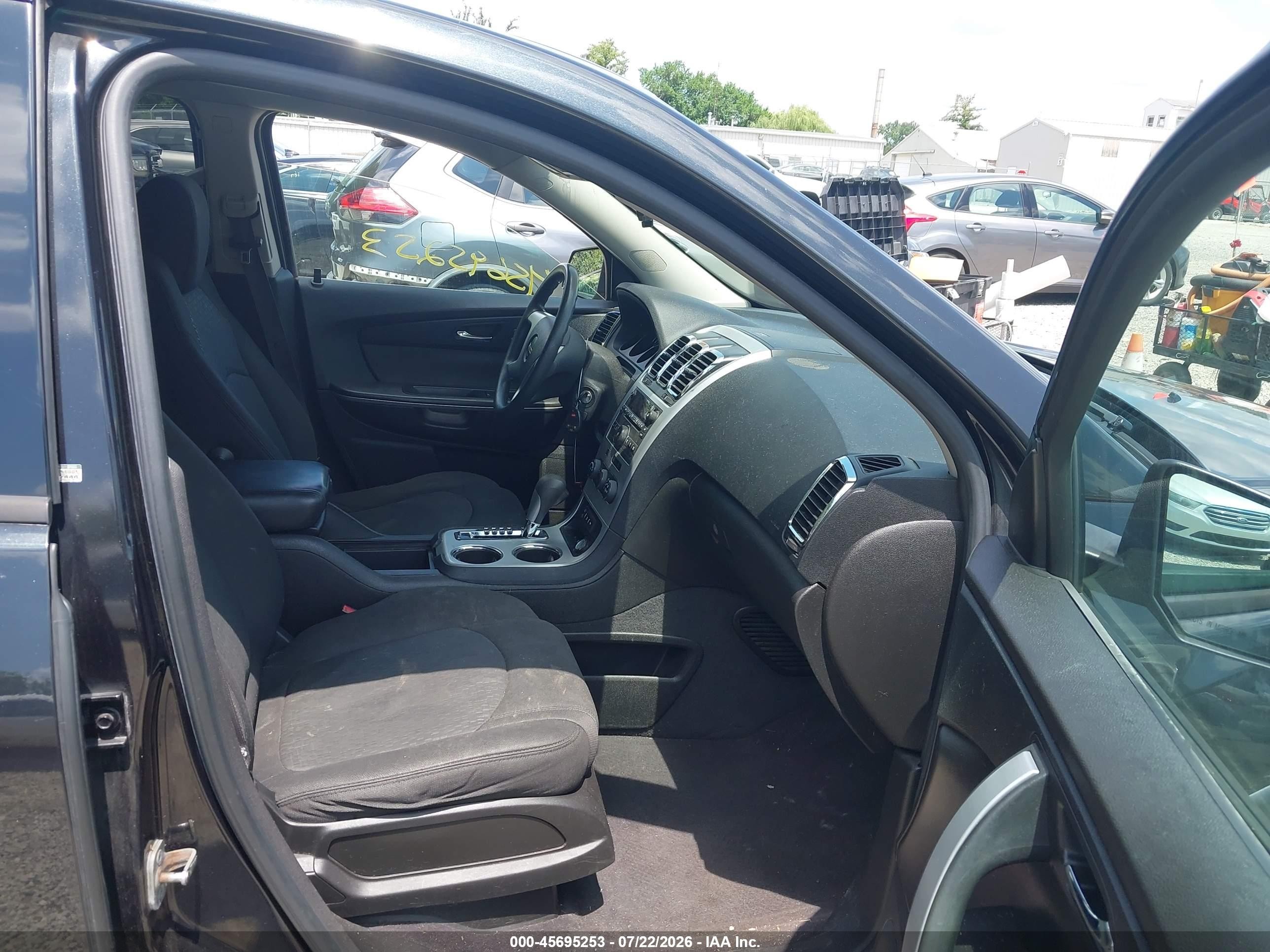 2010 Gmc Acadia Sl Black vin: 1GKLRKEDXAJ152605