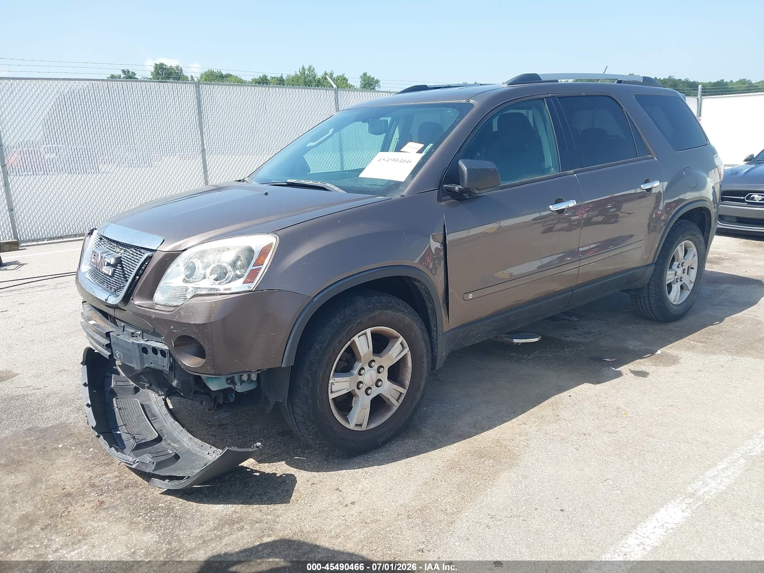 2010 Gmc Acadia Sle Серый vin: 1GKLRLED0AJ122065