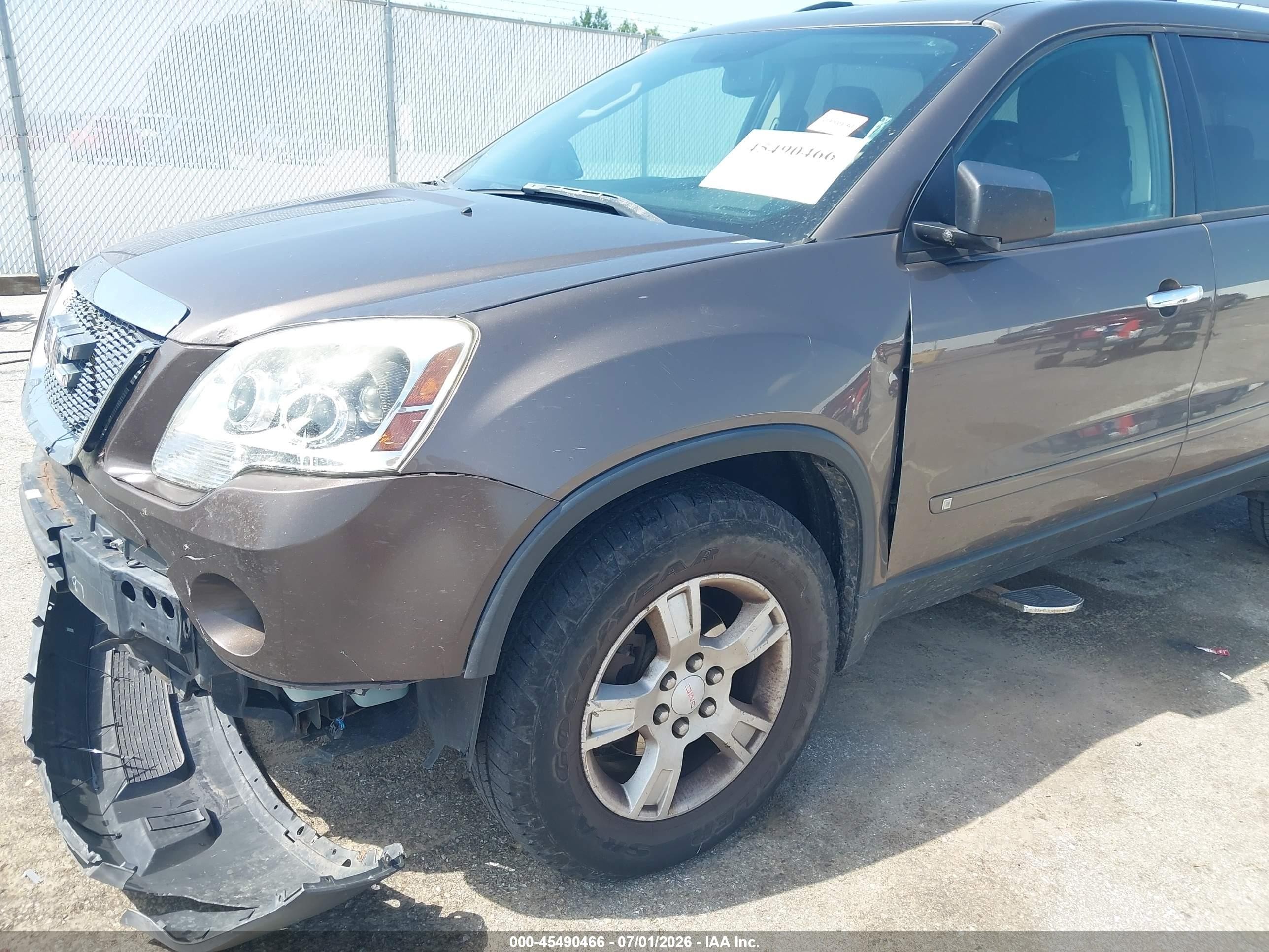 2010 Gmc Acadia Sle Серый vin: 1GKLRLED0AJ122065
