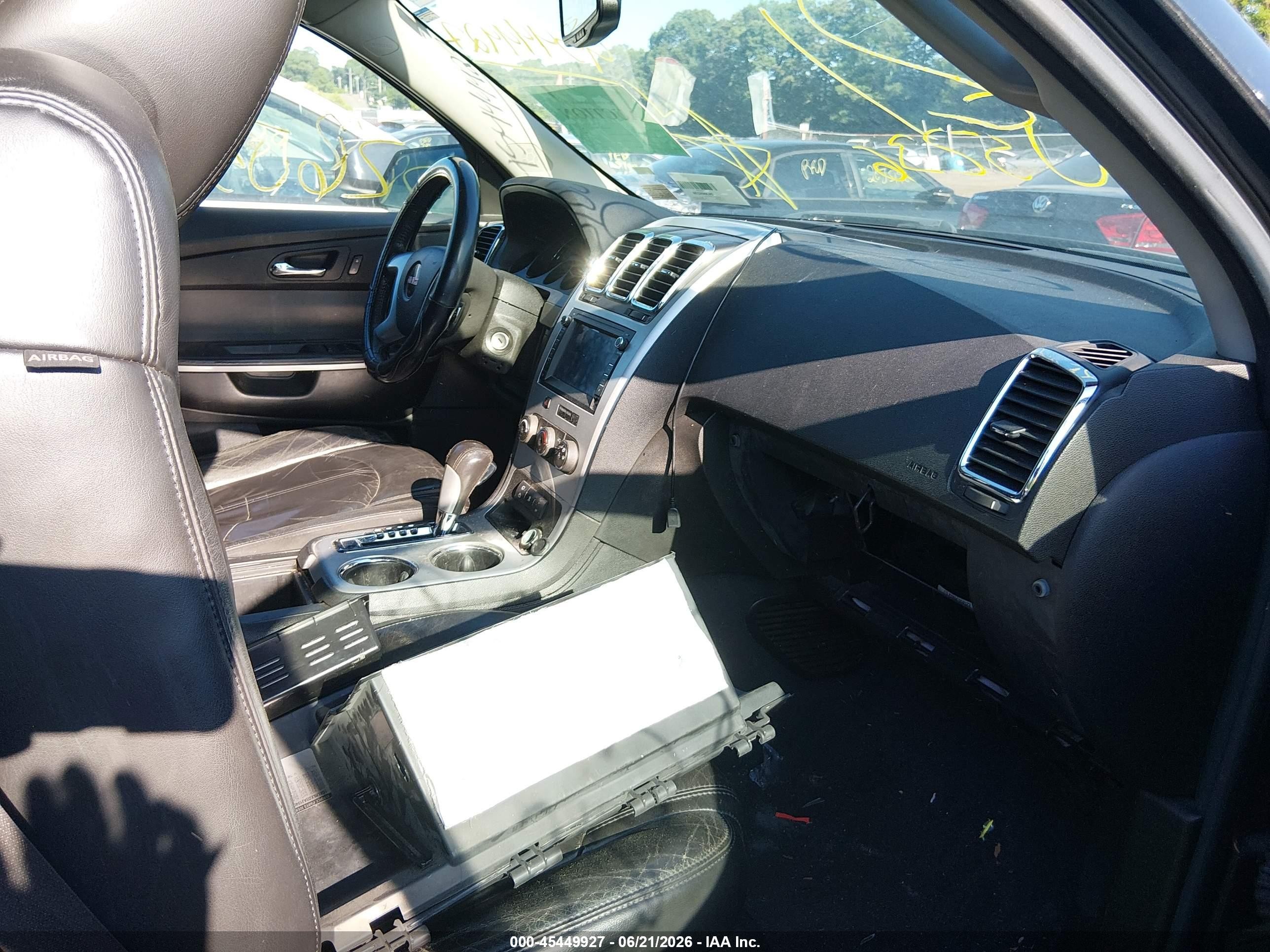 2010 Gmc Acadia Sle Black vin: 1GKLRLED3AJ194913