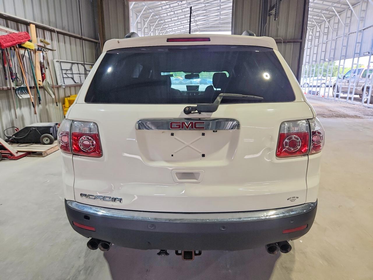 2010 Gmc Acadia Sle White vin: 1GKLRLED4AJ122473