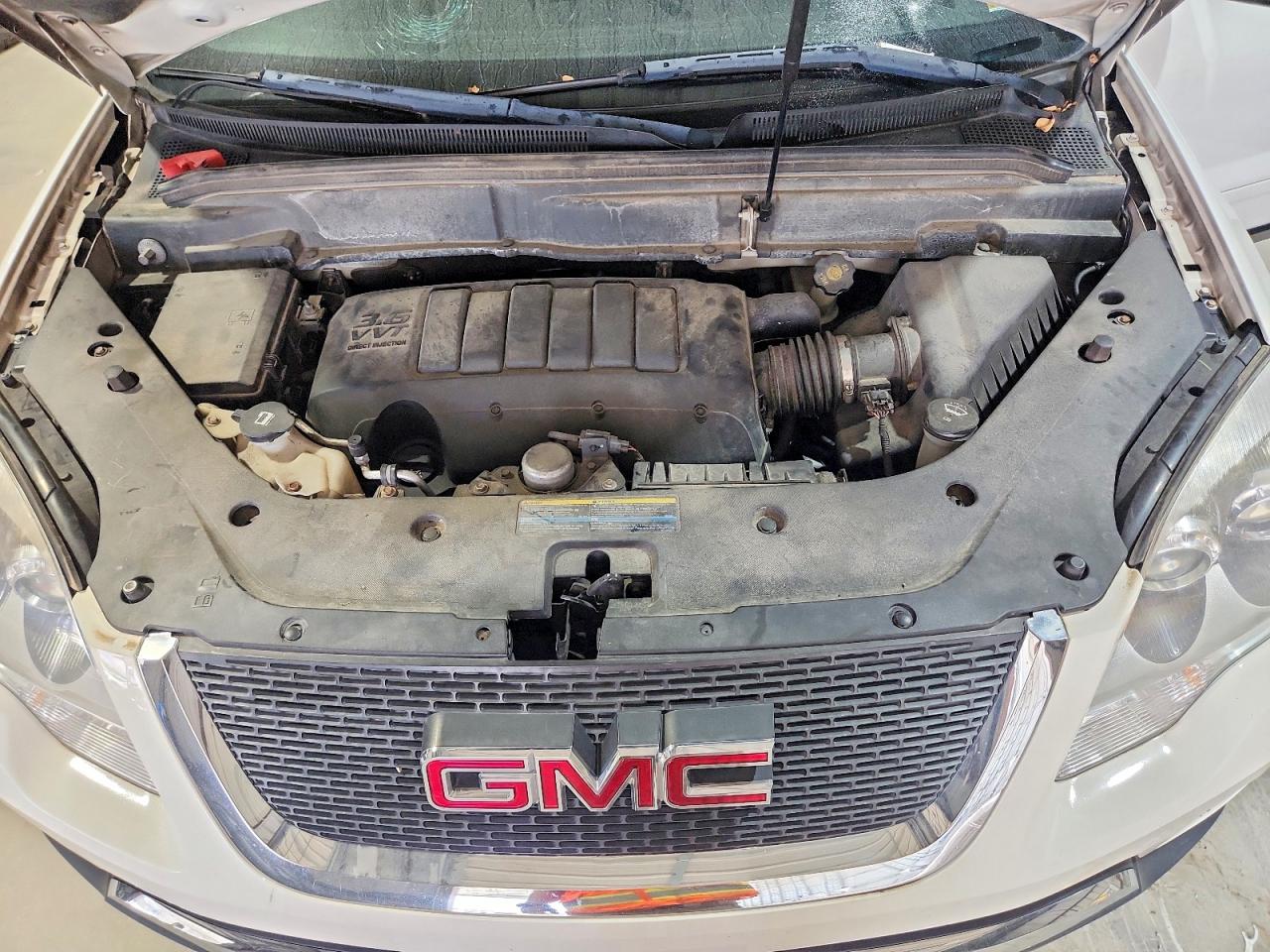 2010 Gmc Acadia Sle White vin: 1GKLRLED4AJ122473