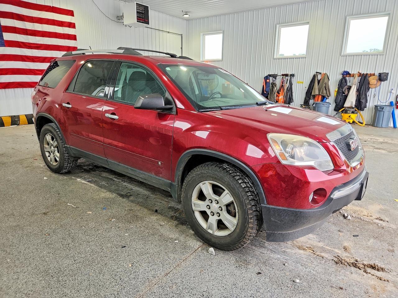 2010 Gmc Acadia Sle Red vin: 1GKLRLEDXAJ126205