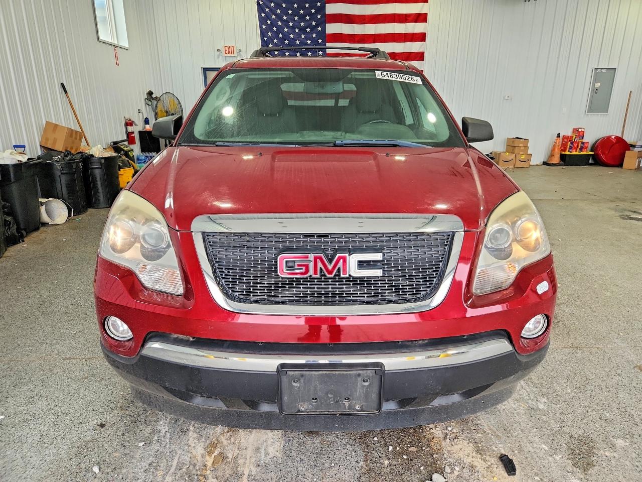 2010 Gmc Acadia Sle Red vin: 1GKLRLEDXAJ126205