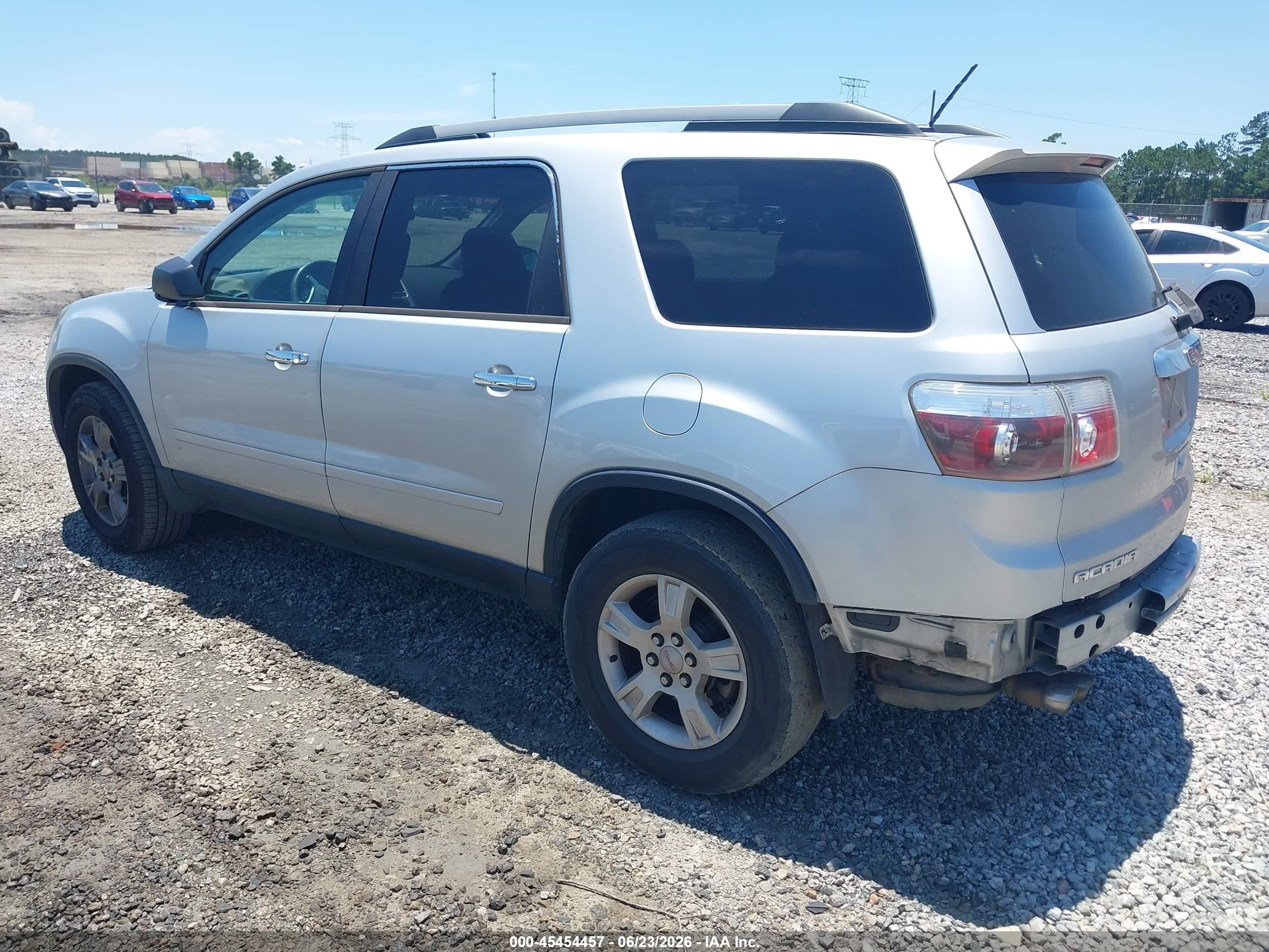 2010 Gmc Acadia Sle Silver vin: 1GKLRLEDXAJ188333