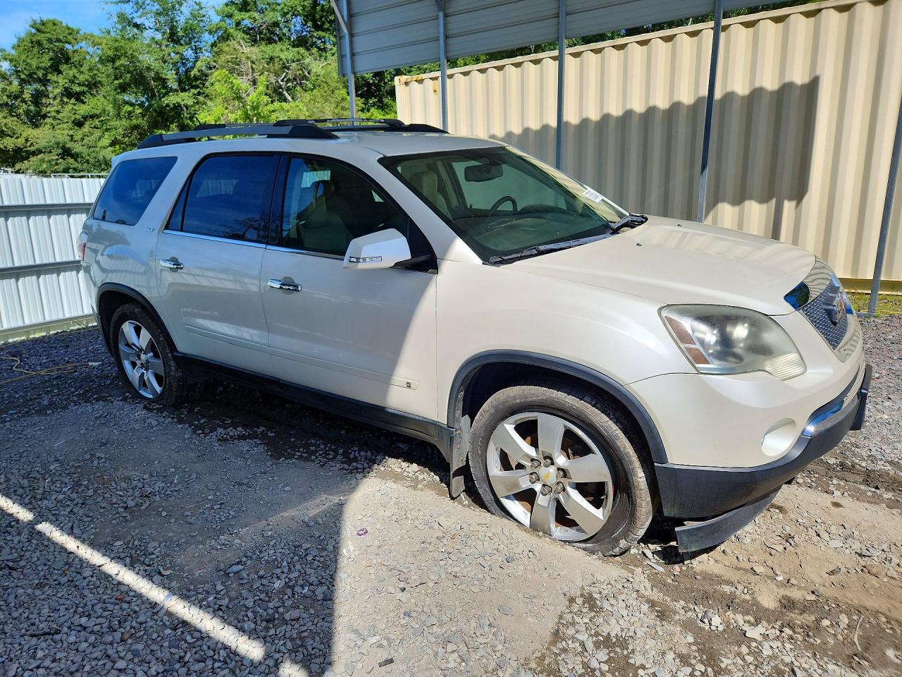 2010 Gmc Acadia Slt-1 White vin: 1GKLRMED0AJ143536