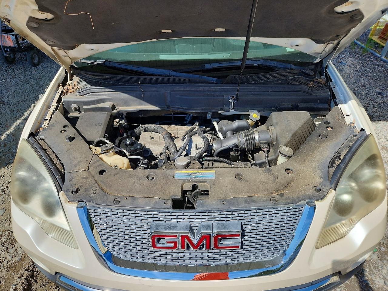 2010 Gmc Acadia Slt-1 White vin: 1GKLRMED0AJ143536
