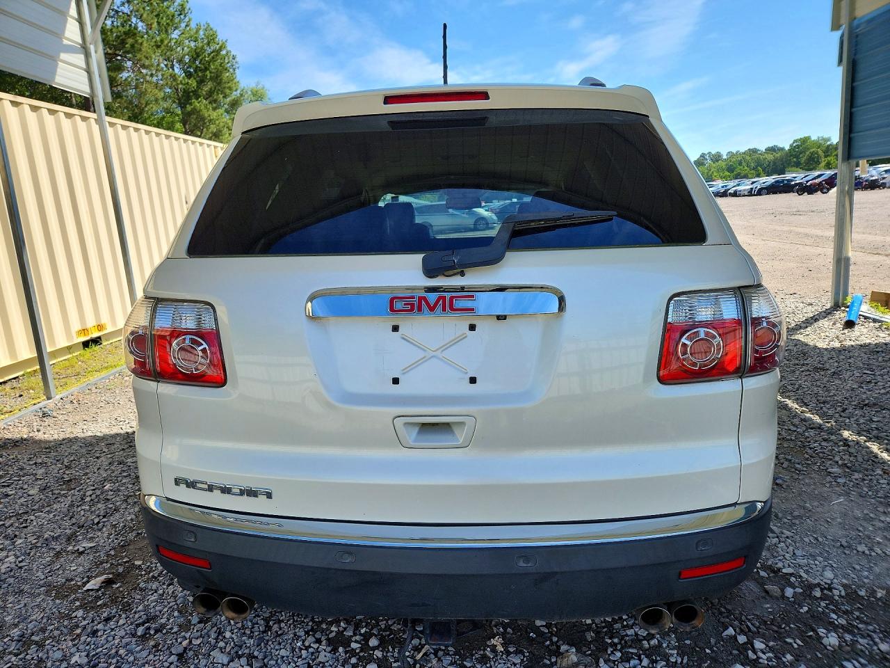 2010 Gmc Acadia Slt-1 White vin: 1GKLRMED0AJ143536