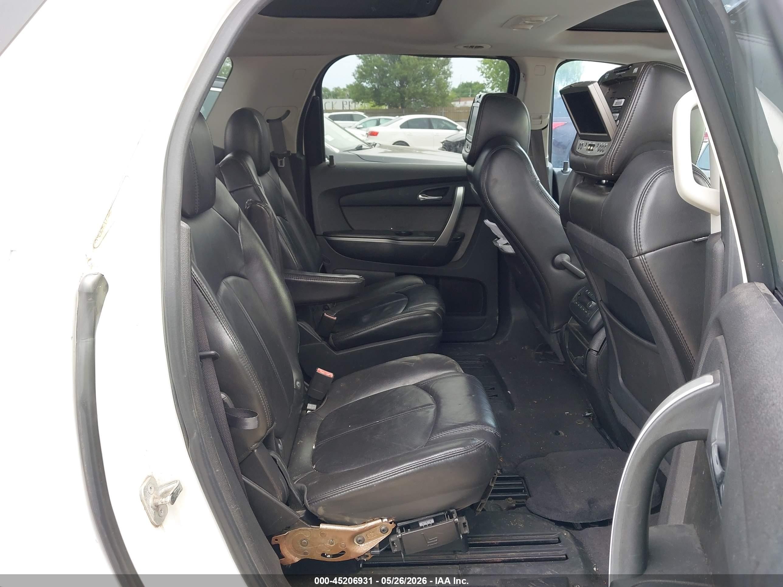 2010 Gmc Acadia Slt-1 White vin: 1GKLRMED0AJ162247