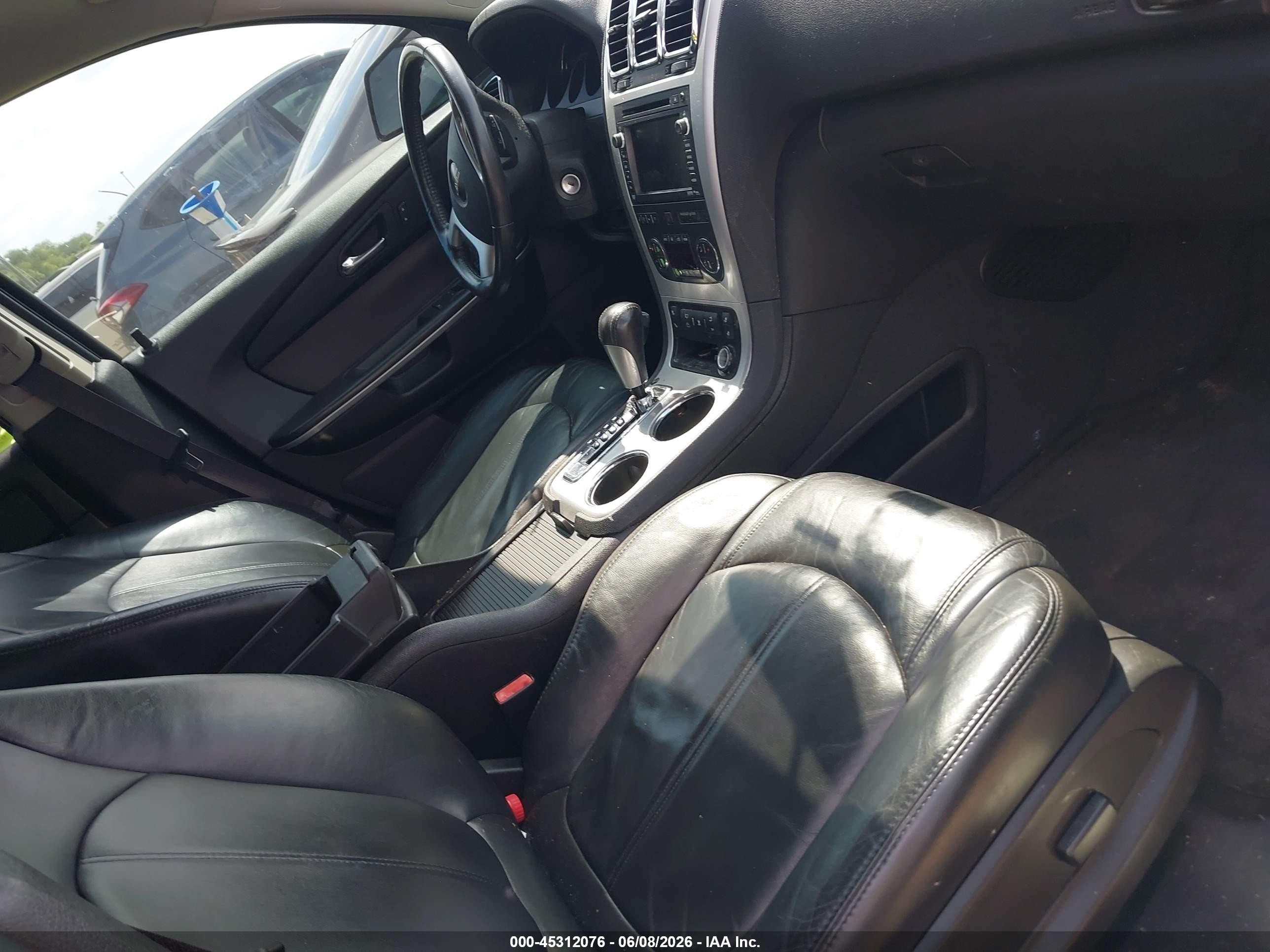 2010 Gmc Acadia Slt-1 Black vin: 1GKLRMED0AJ176505