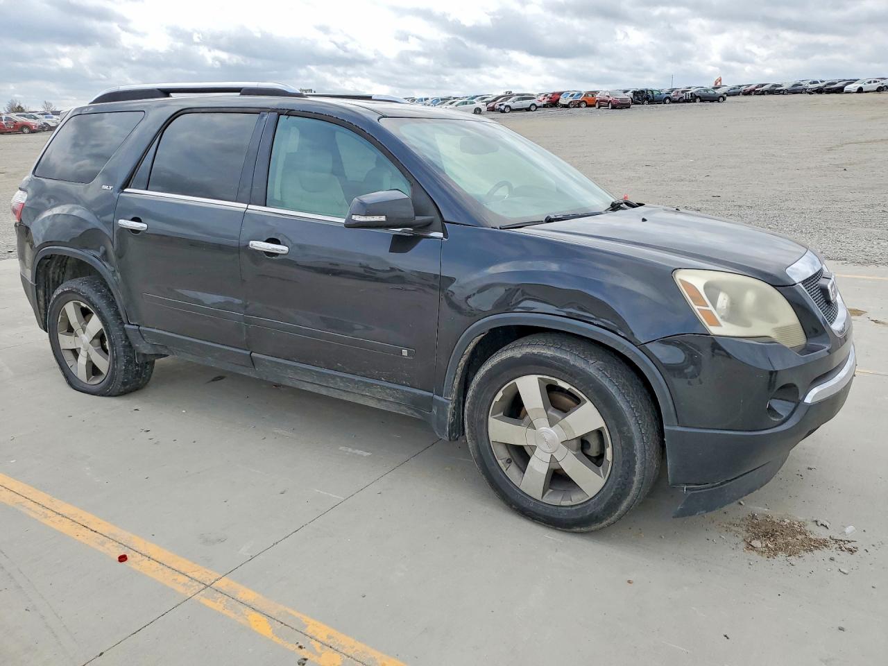 2010 Gmc Acadia Slt-1 Black vin: 1GKLRMED2AJ102910
