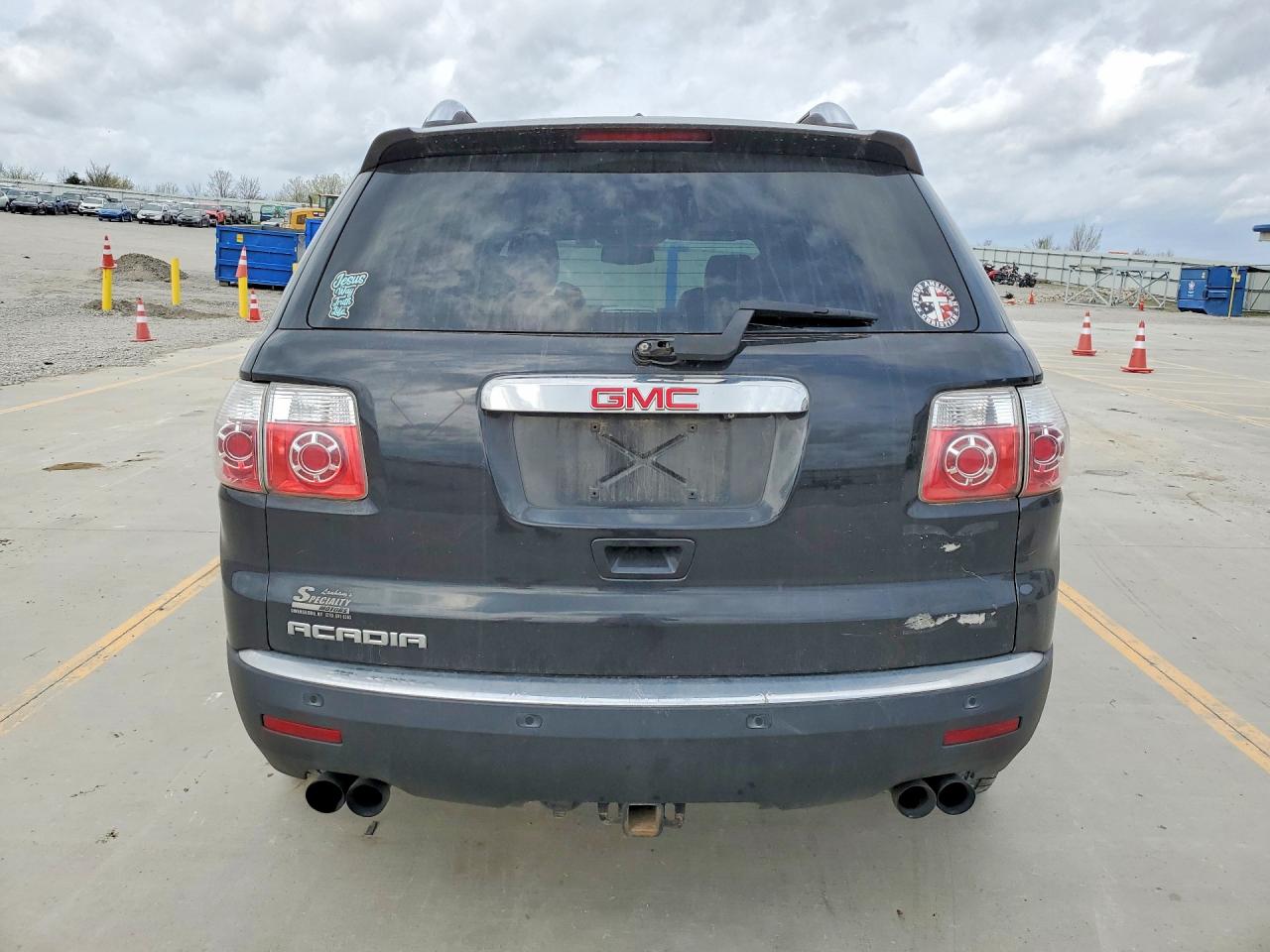 2010 Gmc Acadia Slt-1 Black vin: 1GKLRMED2AJ102910