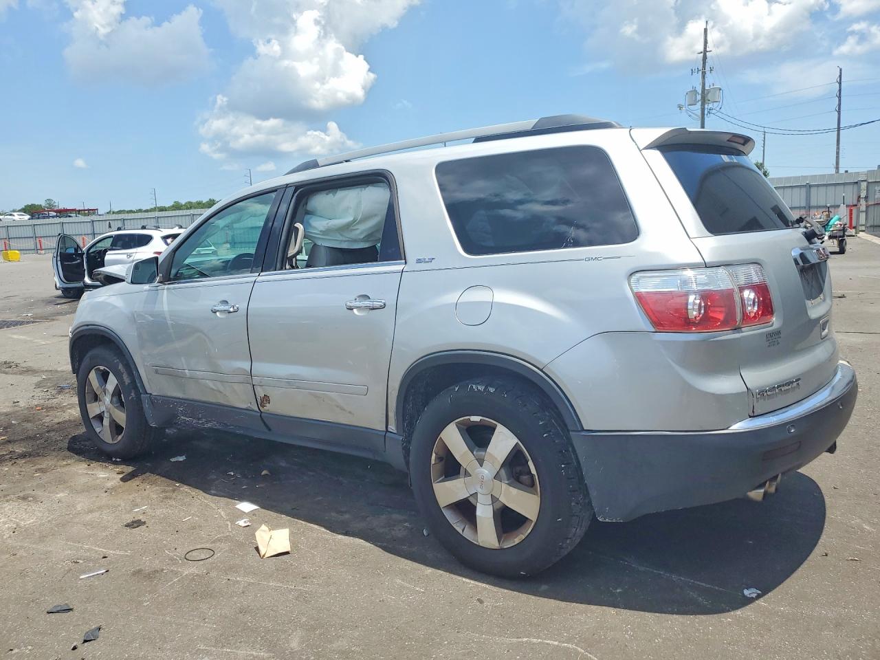 2010 Gmc Acadia Slt-1 Silver vin: 1GKLRMED3AJ140453