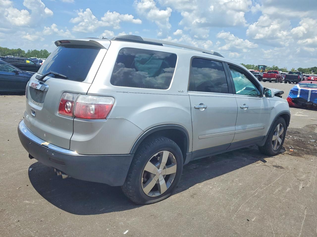 2010 Gmc Acadia Slt-1 Silver vin: 1GKLRMED3AJ140453