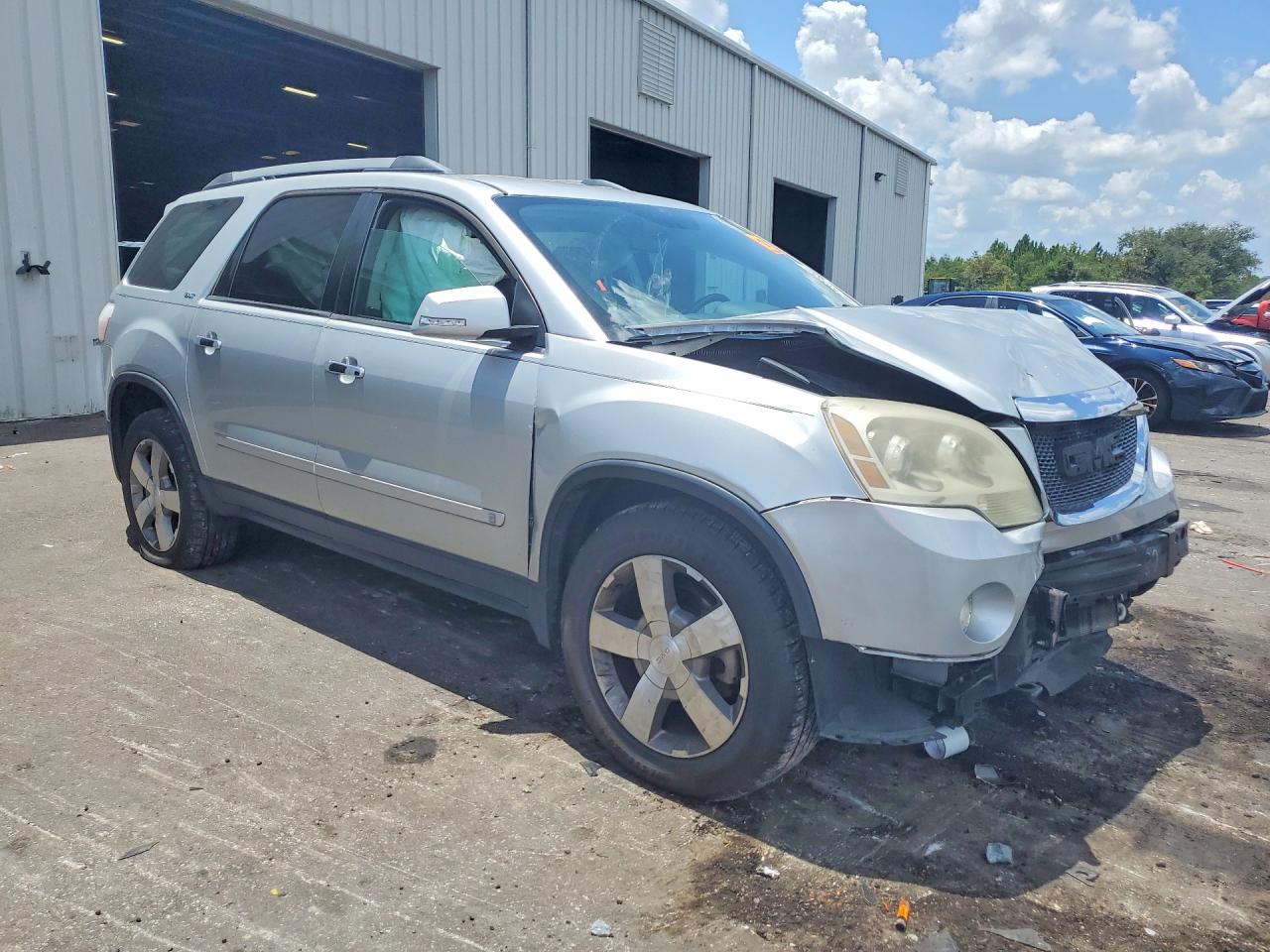 2010 Gmc Acadia Slt-1 Silver vin: 1GKLRMED3AJ140453
