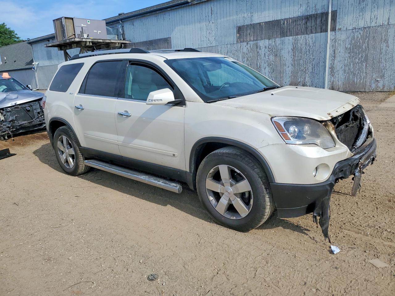 2010 Gmc Acadia Slt-1 White vin: 1GKLRMED4AJ149436