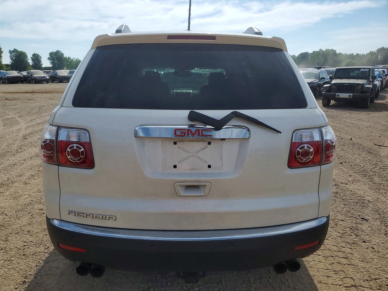 2010 Gmc Acadia Slt-1 White vin: 1GKLRMED4AJ149436