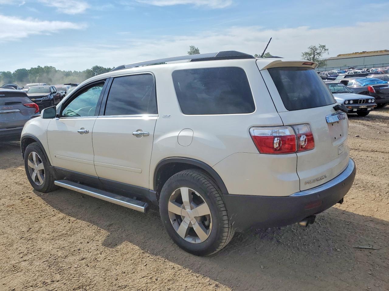 2010 Gmc Acadia Slt-1 White vin: 1GKLRMED4AJ149436
