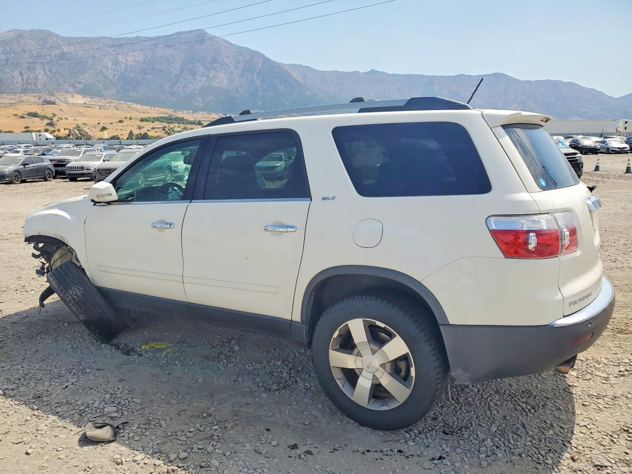 2010 Gmc Acadia Slt-1 White vin: 1GKLRMED4AJ187118