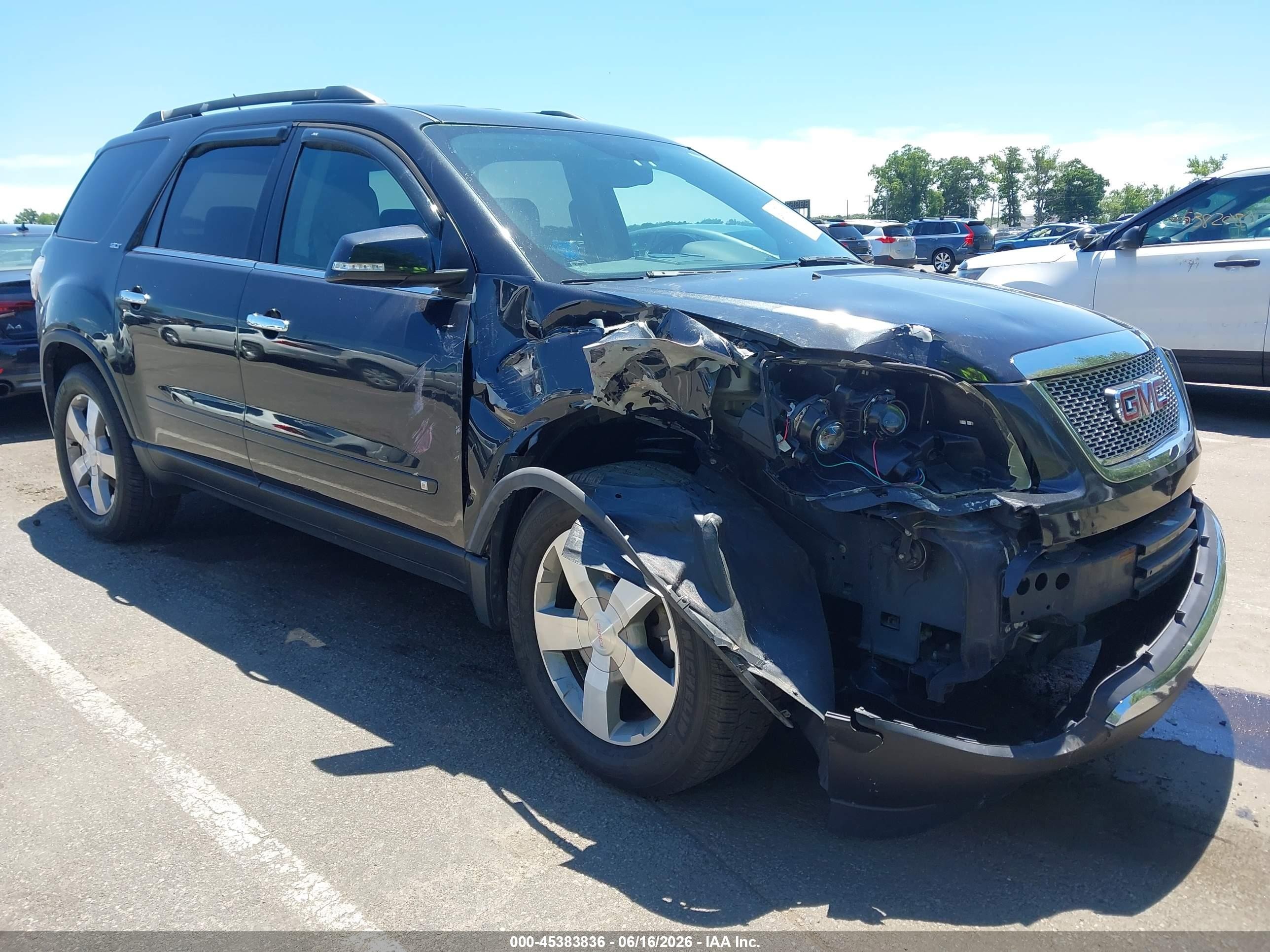 2010 Gmc Acadia Slt-1 Gray vin: 1GKLRMED5AJ110063