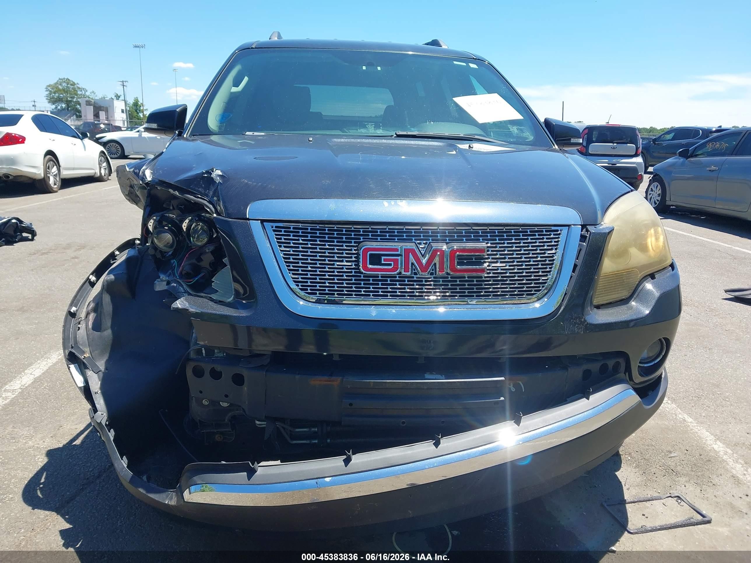 2010 Gmc Acadia Slt-1 Gray vin: 1GKLRMED5AJ110063