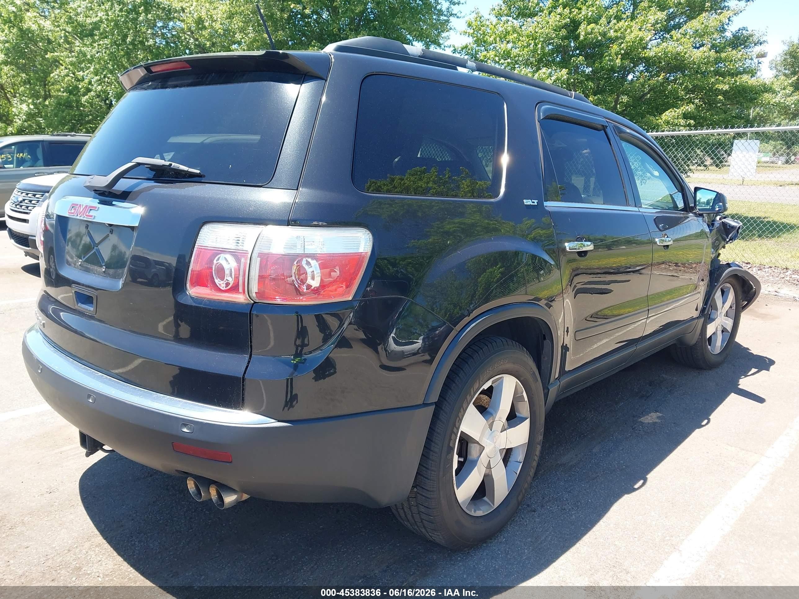 2010 Gmc Acadia Slt-1 Gray vin: 1GKLRMED5AJ110063