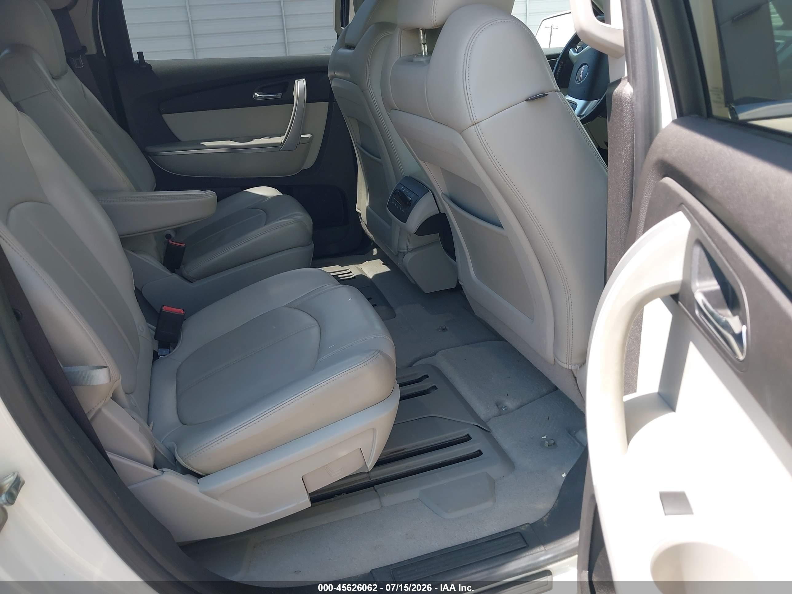 2010 Gmc Acadia Slt-1 White vin: 1GKLRMED5AJ123167