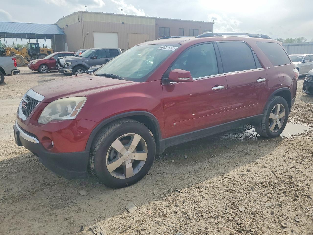 2010 Gmc Acadia Slt-1 Red vin: 1GKLRMED5AJ135500
