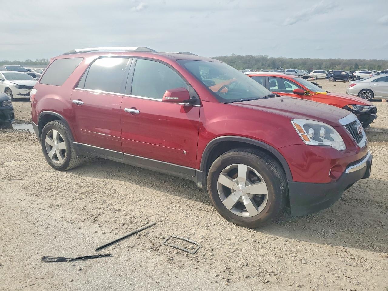 2010 Gmc Acadia Slt-1 Red vin: 1GKLRMED5AJ135500