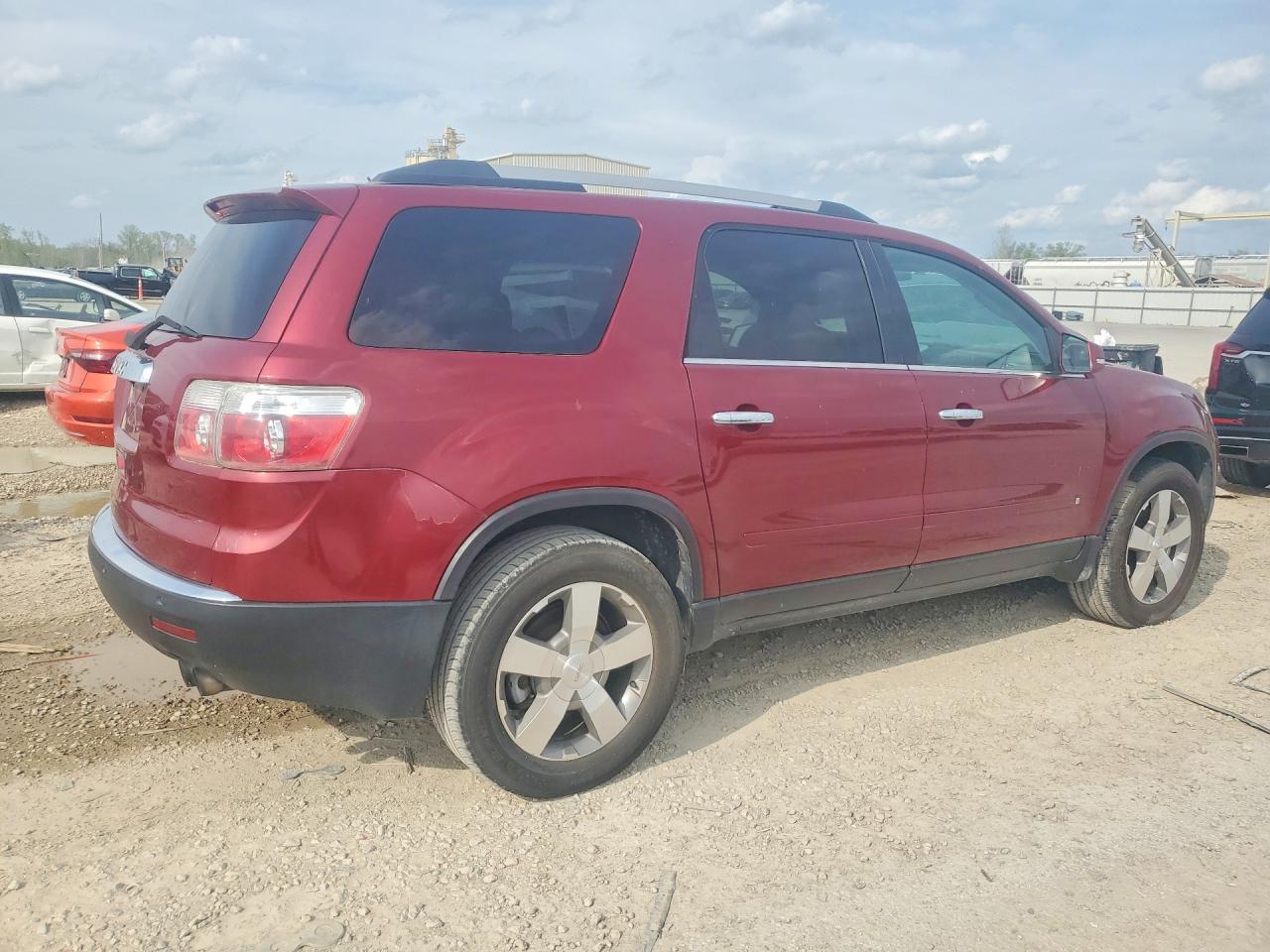 2010 Gmc Acadia Slt-1 Red vin: 1GKLRMED5AJ135500