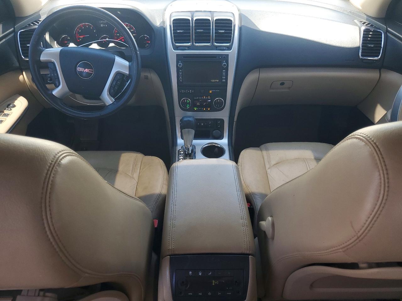 2010 Gmc Acadia Slt-1 White vin: 1GKLRMED5AJ253448