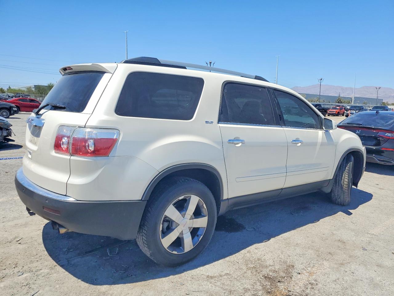 2010 Gmc Acadia Slt-1 White vin: 1GKLRMED5AJ253448