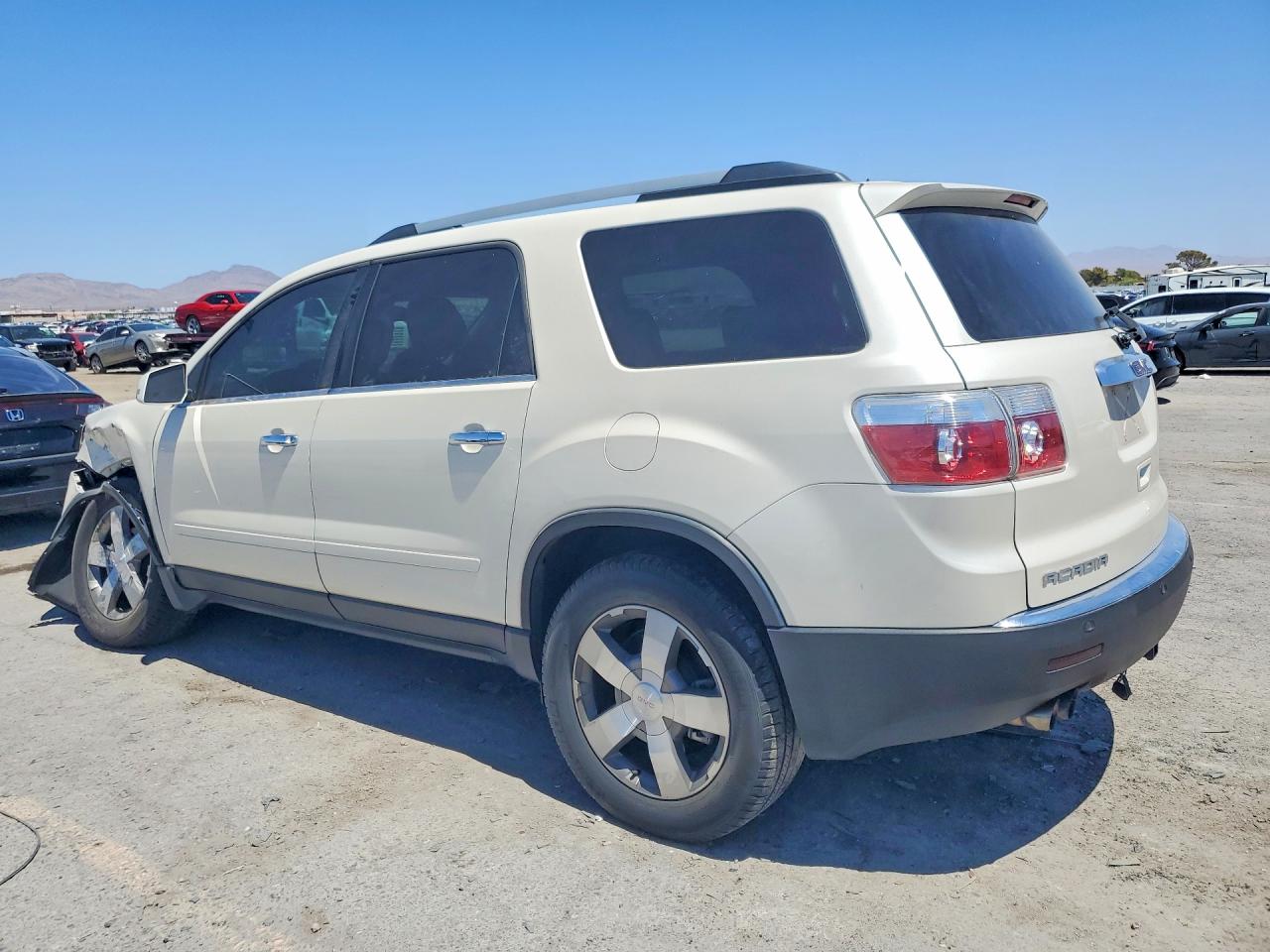2010 Gmc Acadia Slt-1 White vin: 1GKLRMED5AJ253448