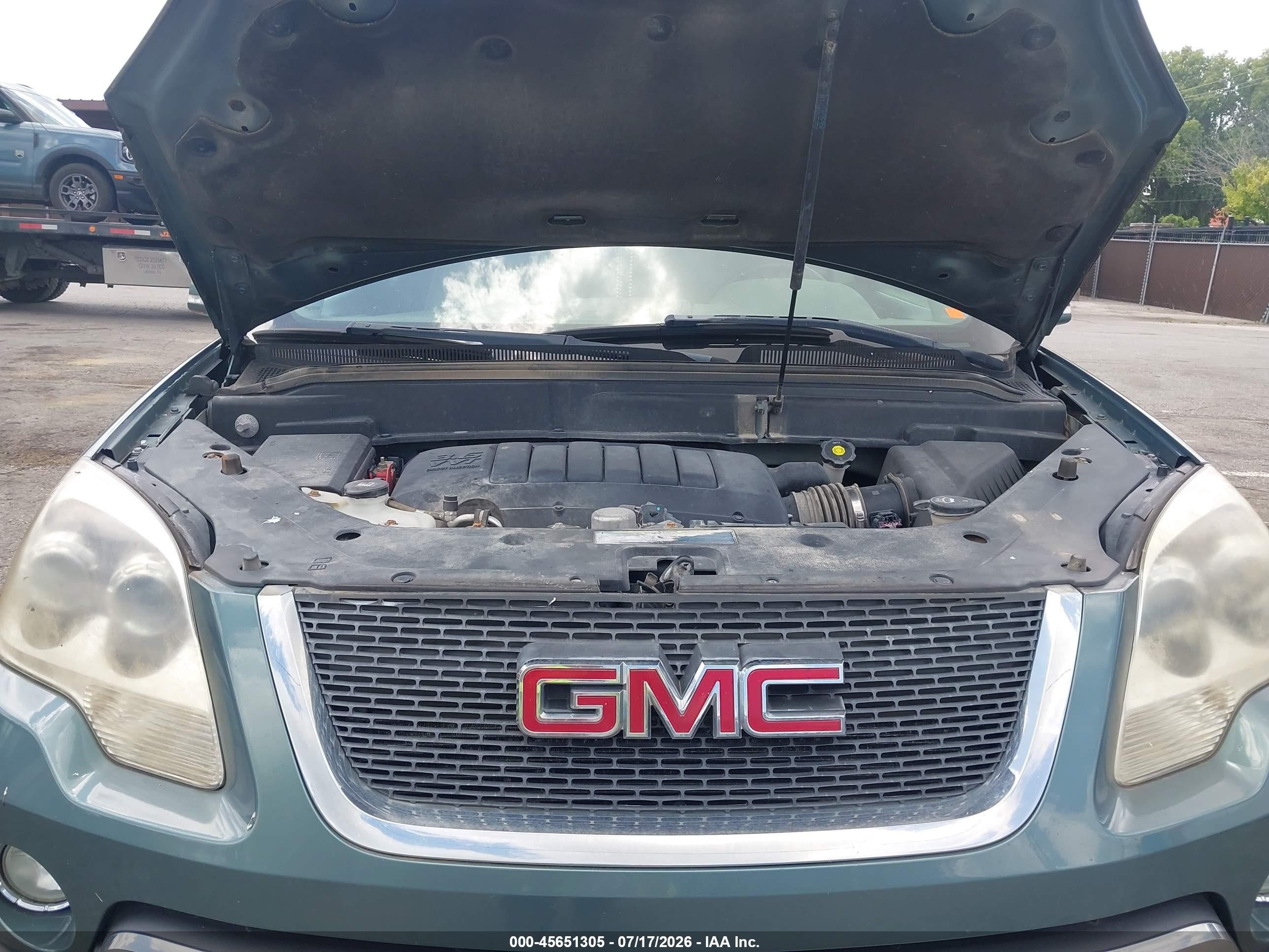 2010 Gmc Acadia Slt-1 Light Blue vin: 1GKLRMED6AJ108239