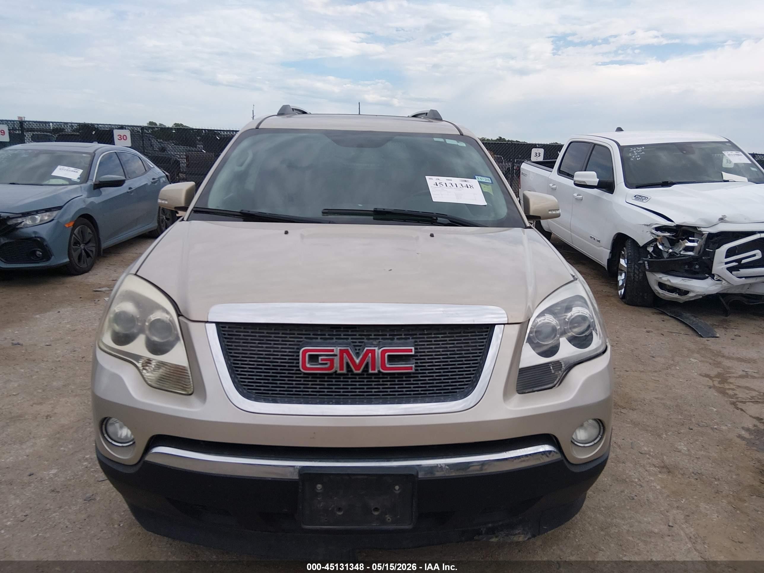2010 Gmc Acadia Slt-1 Tan vin: 1GKLRMED6AJ168344