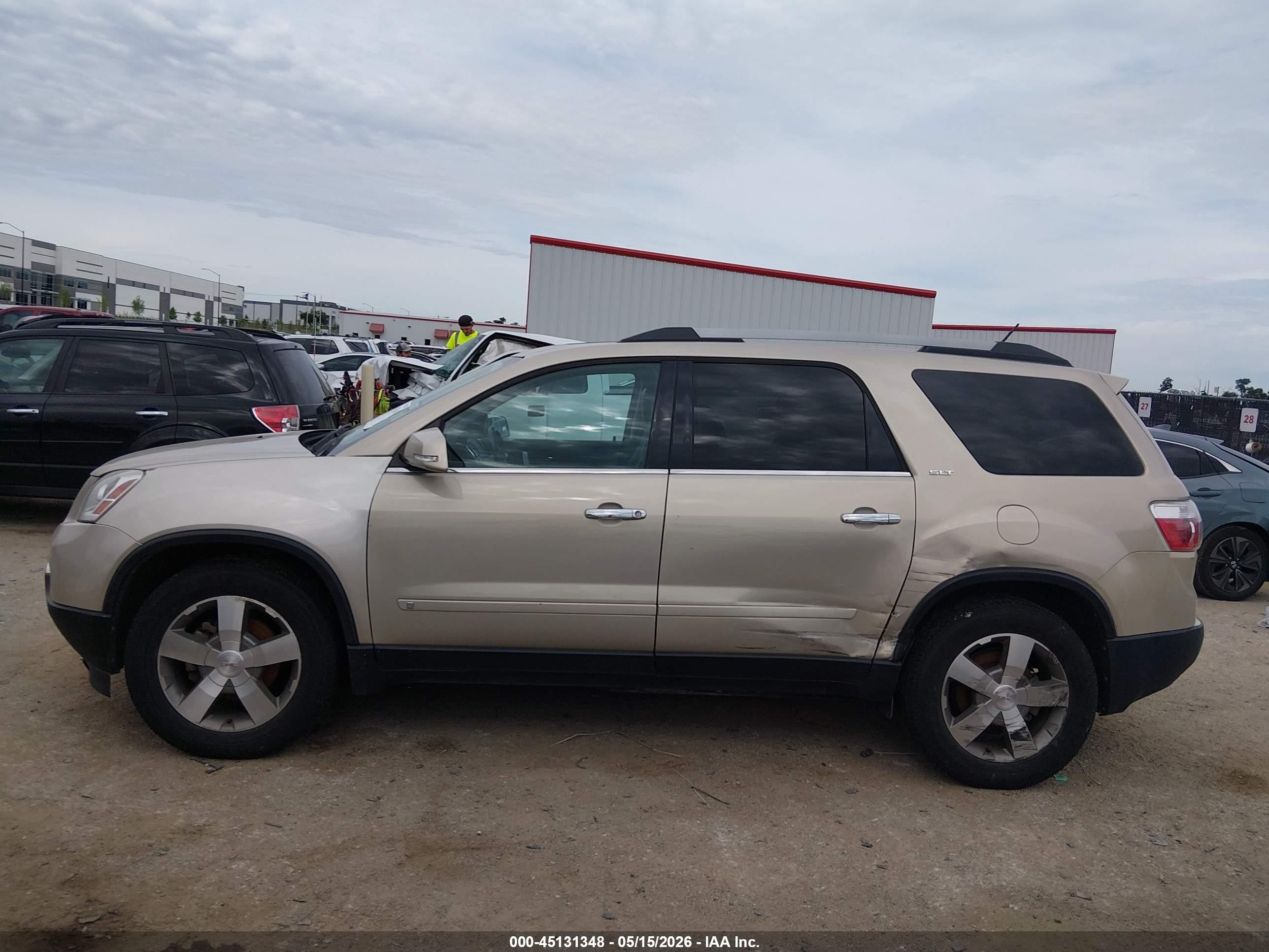 2010 Gmc Acadia Slt-1 Tan vin: 1GKLRMED6AJ168344
