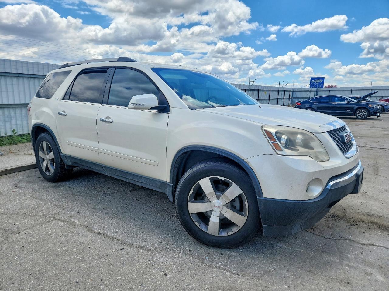 2010 Gmc Acadia Slt-1 White vin: 1GKLRMED7AJ214943