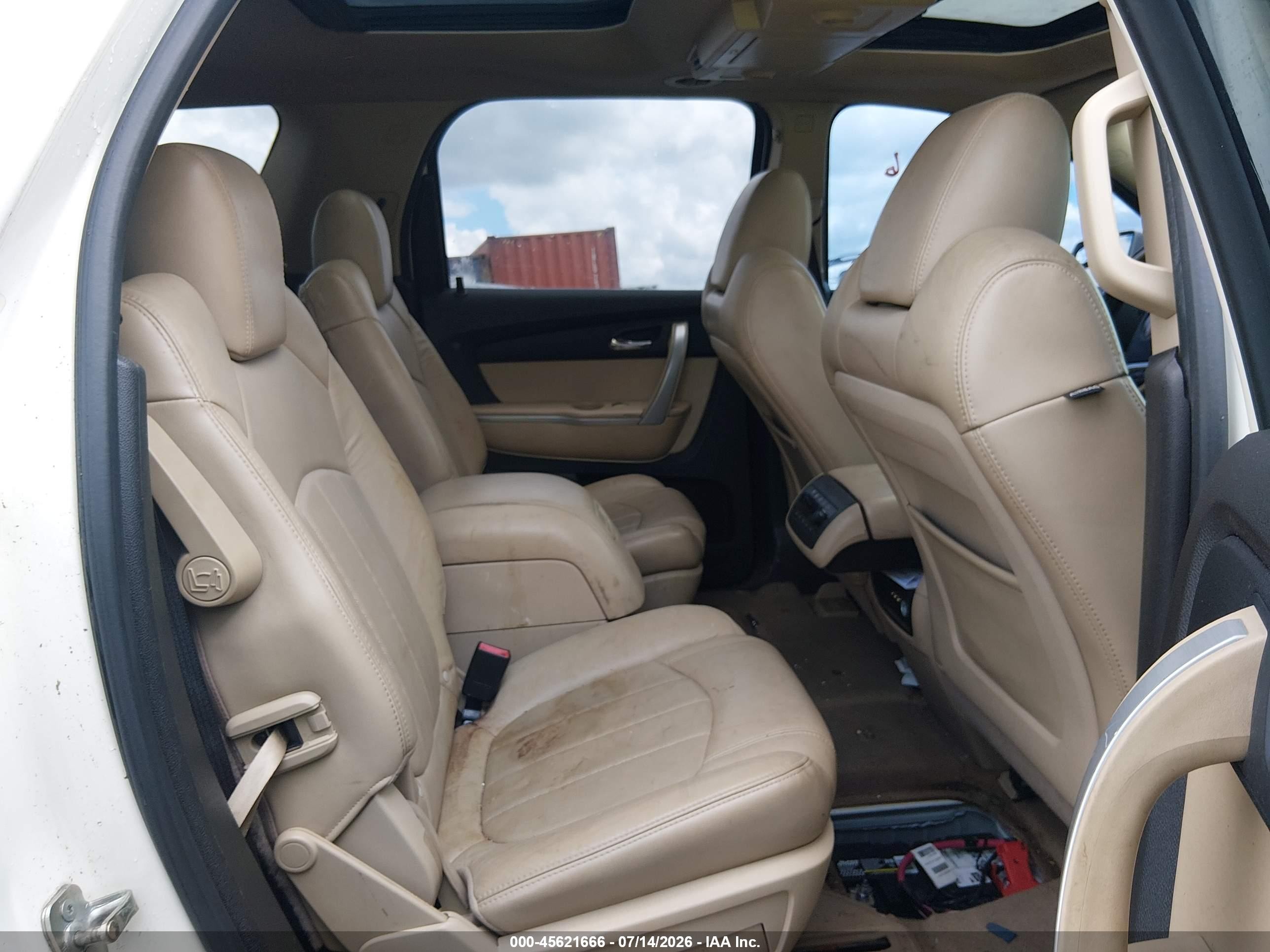 2010 Gmc Acadia Slt-2 White vin: 1GKLRNED3AJ211883