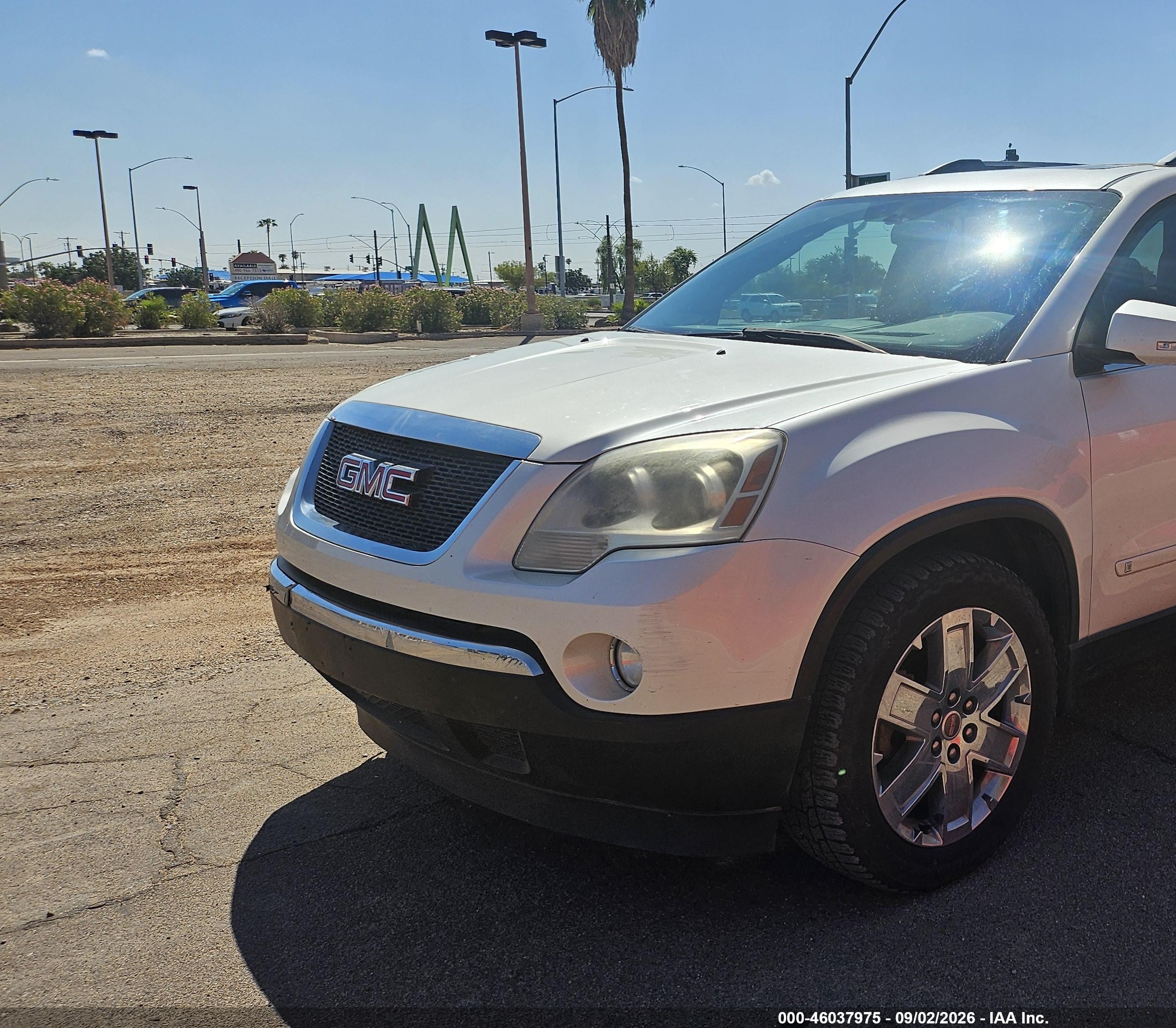 2010 Gmc Acadia Slt-2 White vin: 1GKLRNED4AJ153427